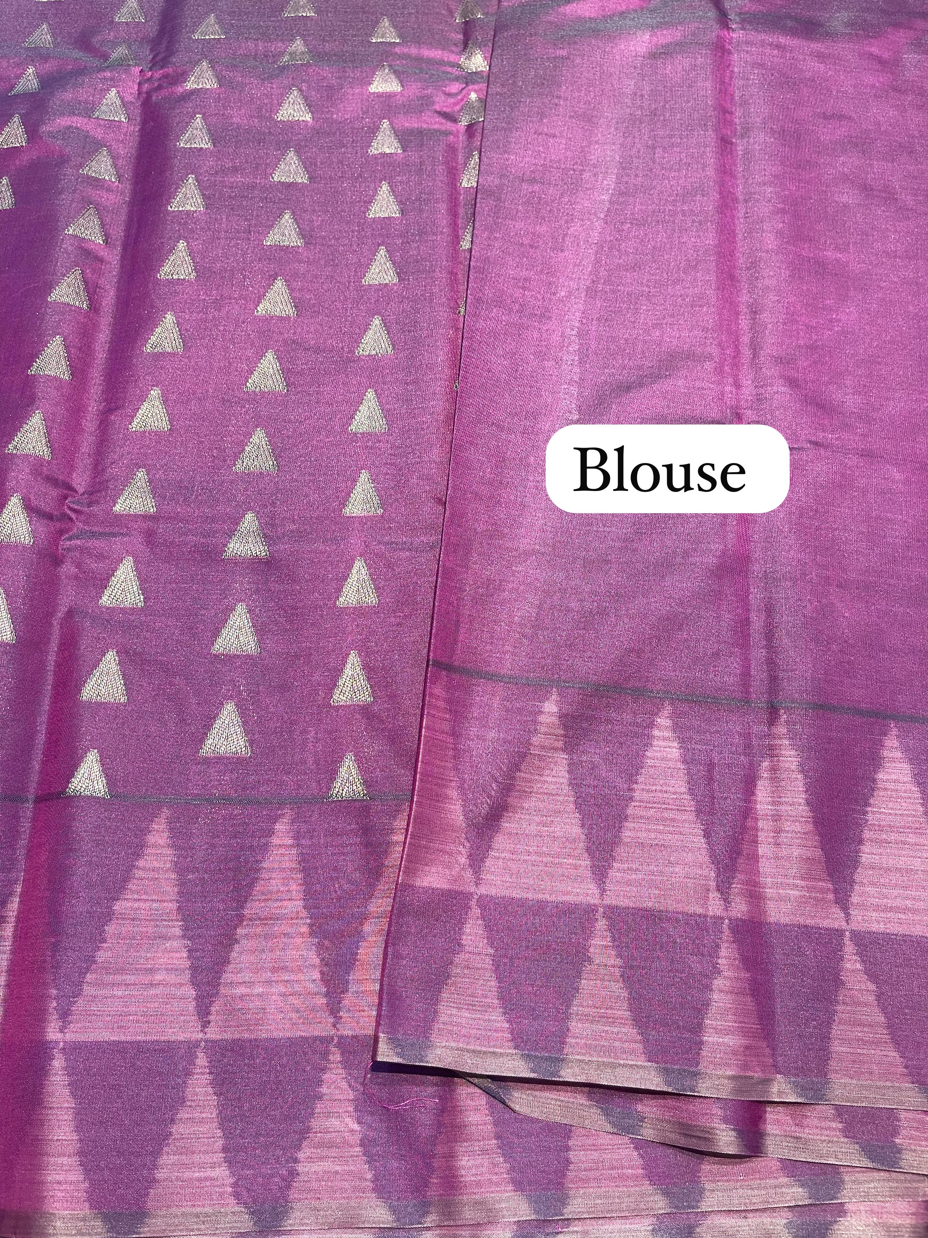 SWAYAMVARAM- PURPLE SILK SAREE BRIDAL EDIT