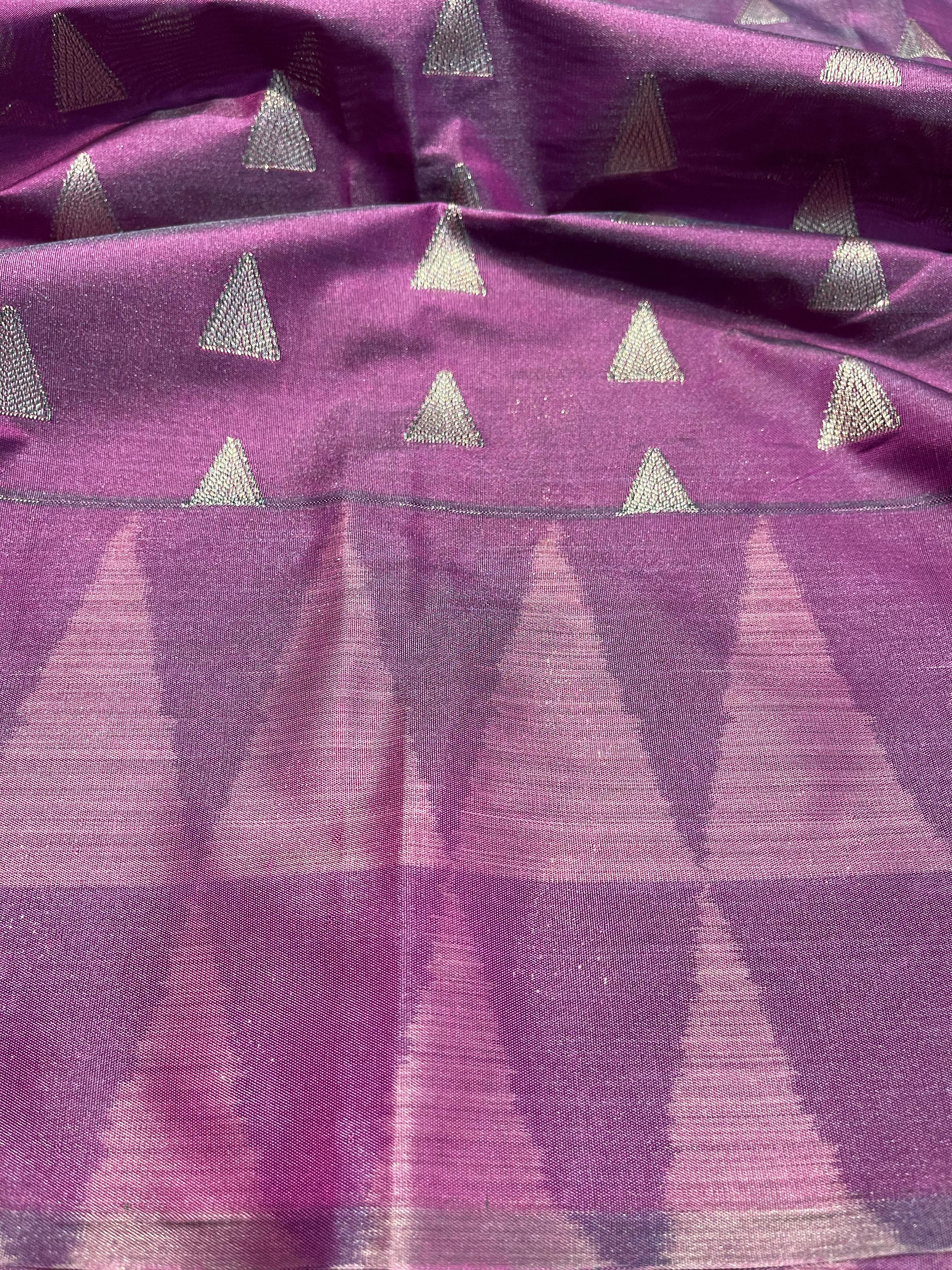 SWAYAMVARAM- PURPLE SILK SAREE BRIDAL EDIT