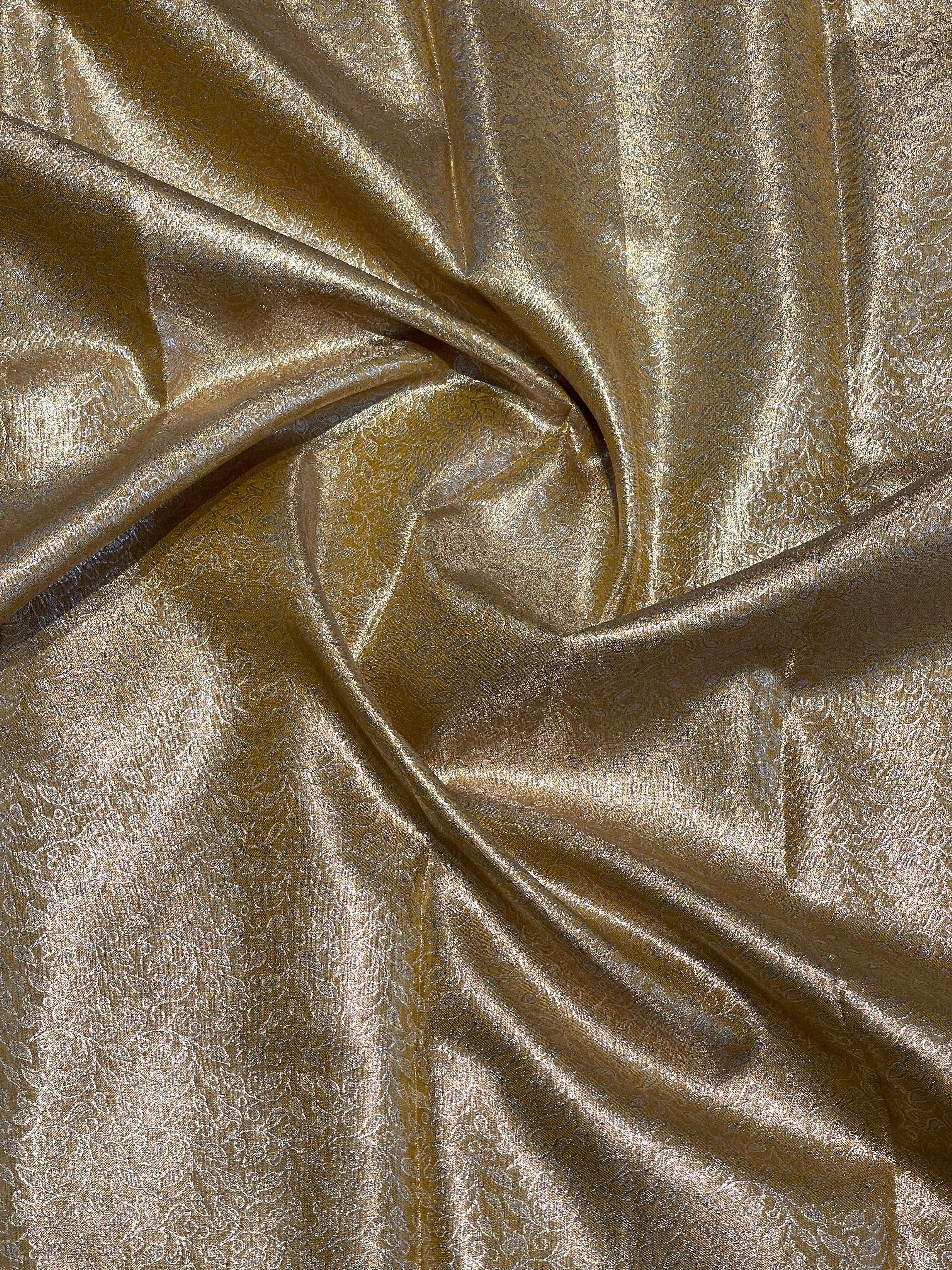 SWAYAMVARAM- BRIDAL  TISSUE SILK SAREE ( BEIGE GOLD )