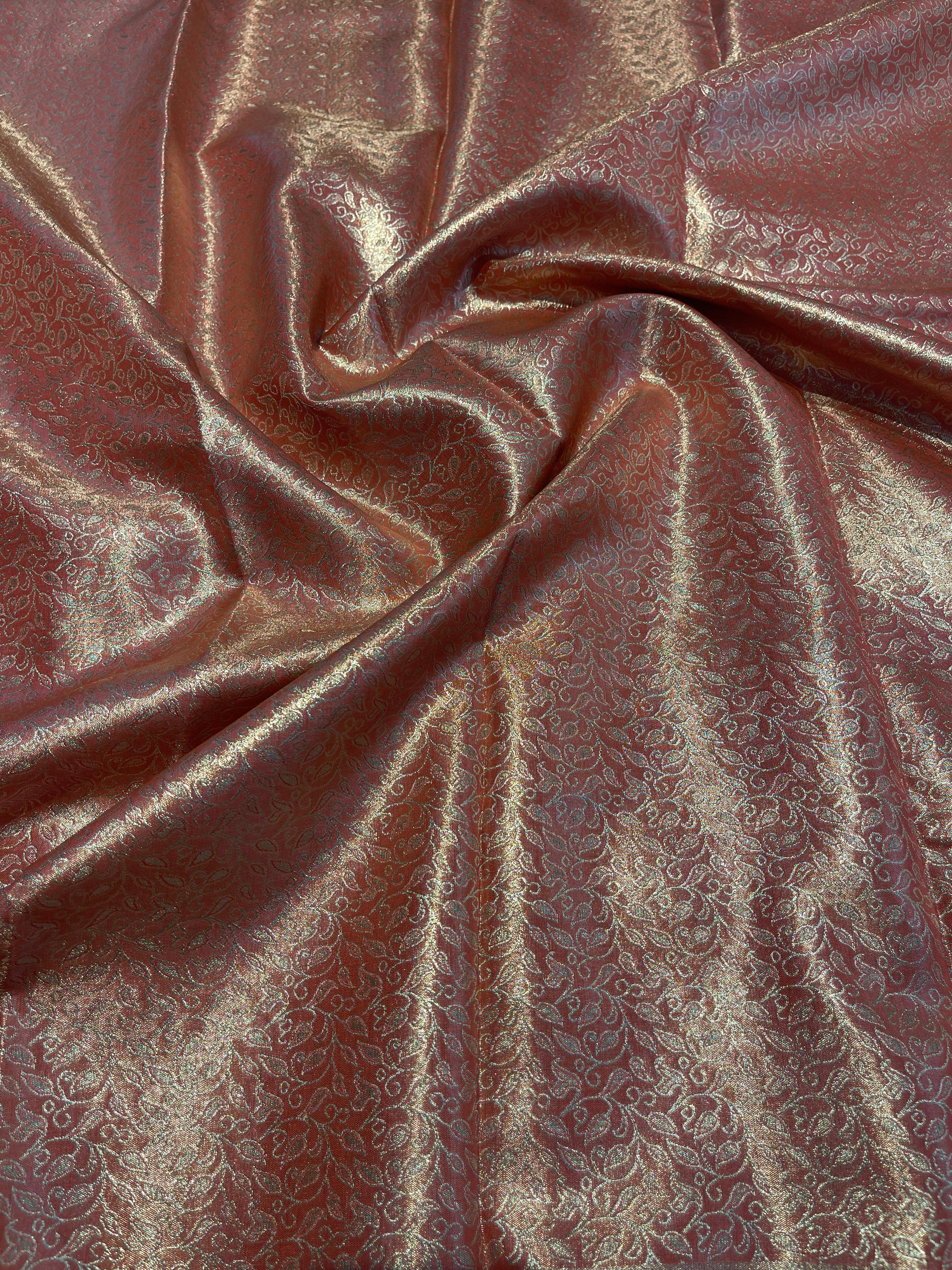 SWAYAMVARAM- BRIDAL TISSUE SILK SAREE ( PINK SAREE )