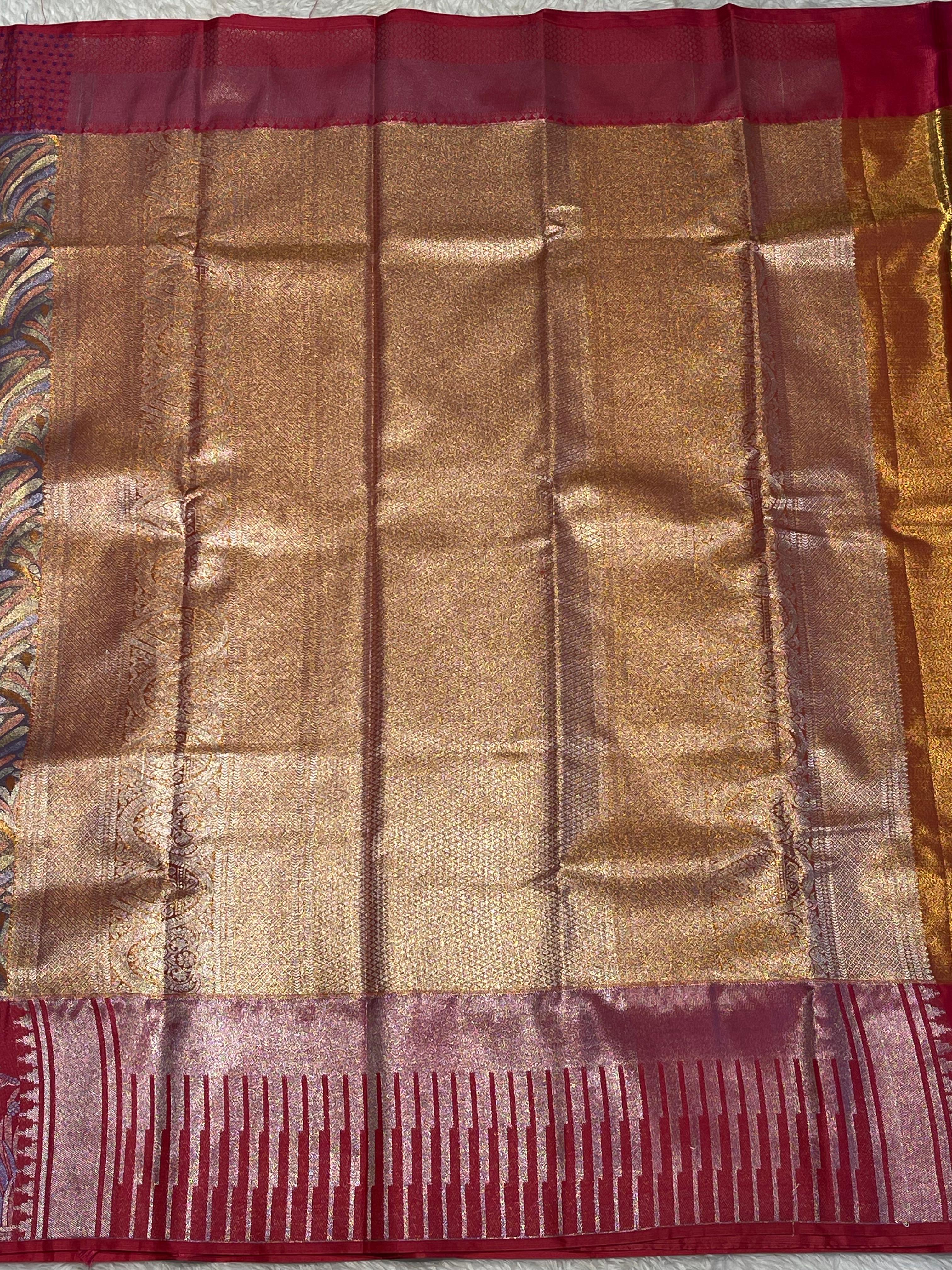 SWAYAMVARAM-LIGHT PURPLE WITH PINK SAREE