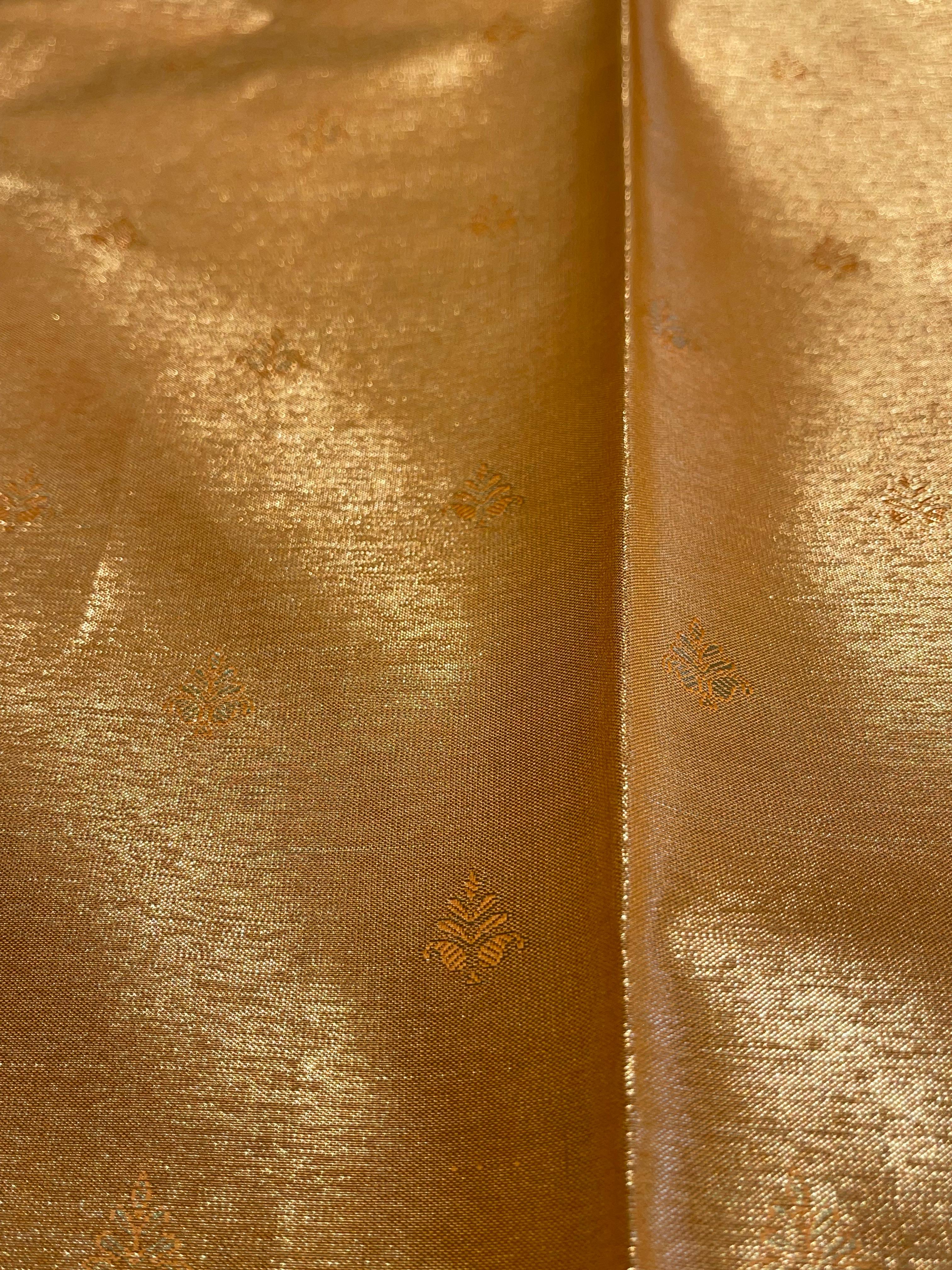 SWAYAMVARAM-GOLD DUAL TONE BRIDAL EDIT SAREE