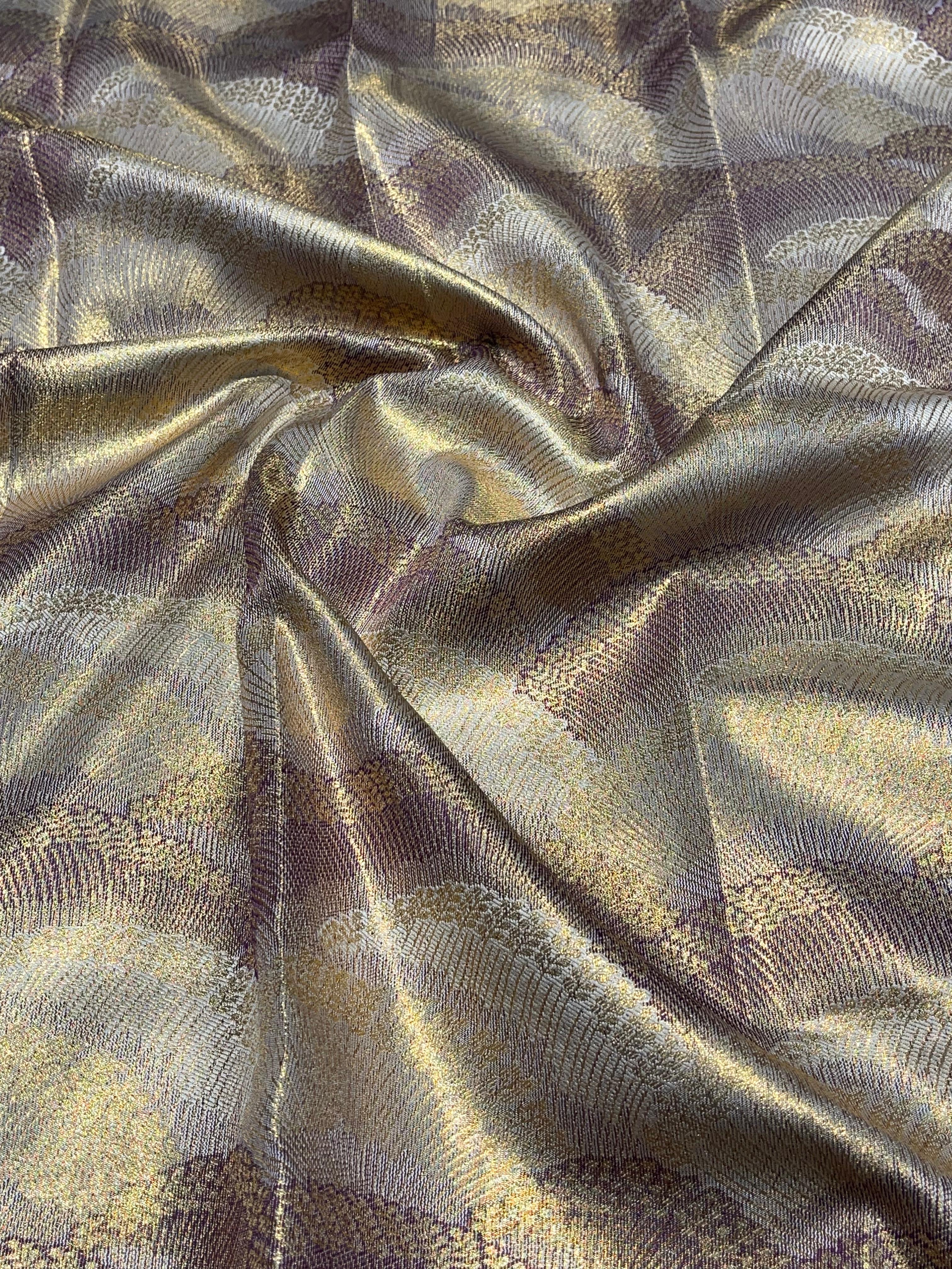 SWAYAMVARAM-PURPLE DUAL TONE SILK SAREE