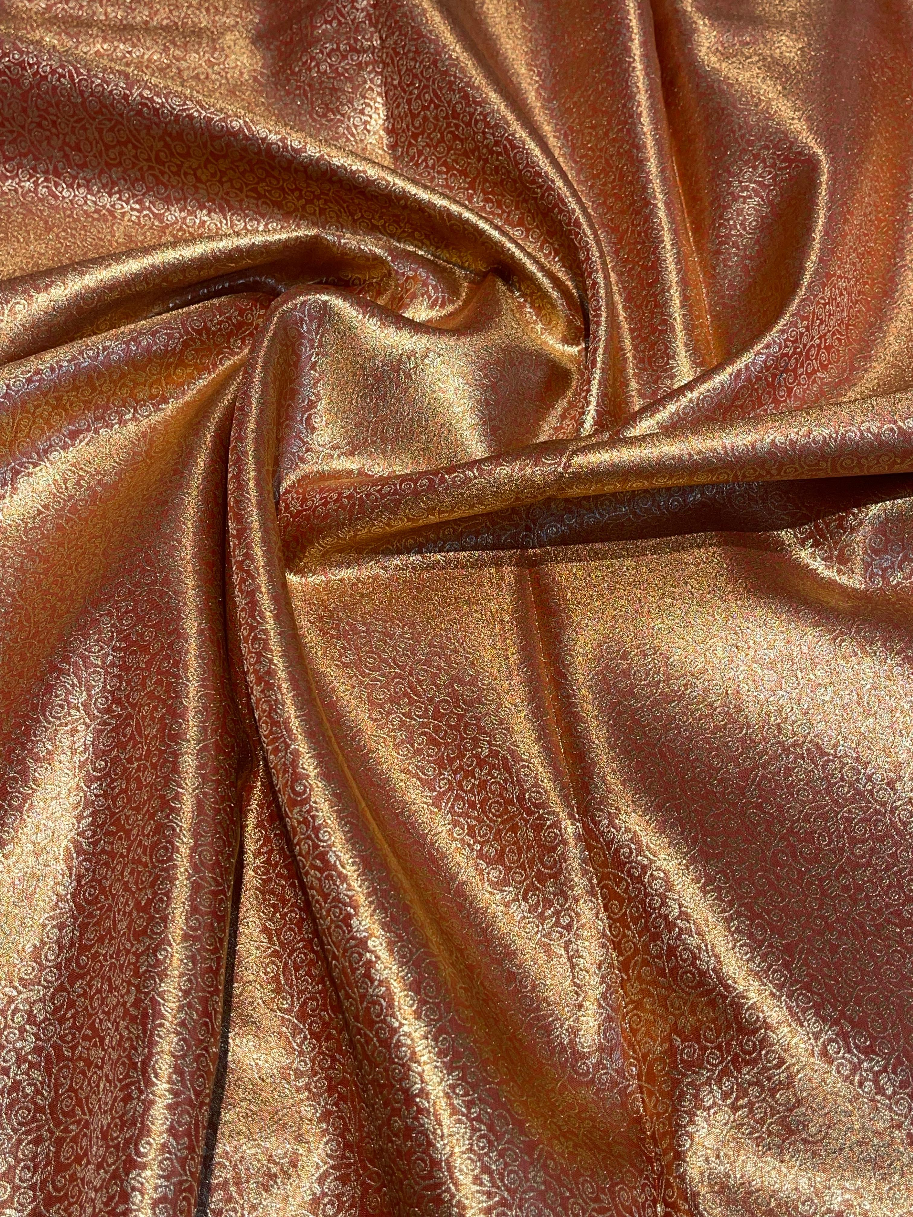 SWAYAMVARAM-PEACOCK ORANGE DUAL TONE