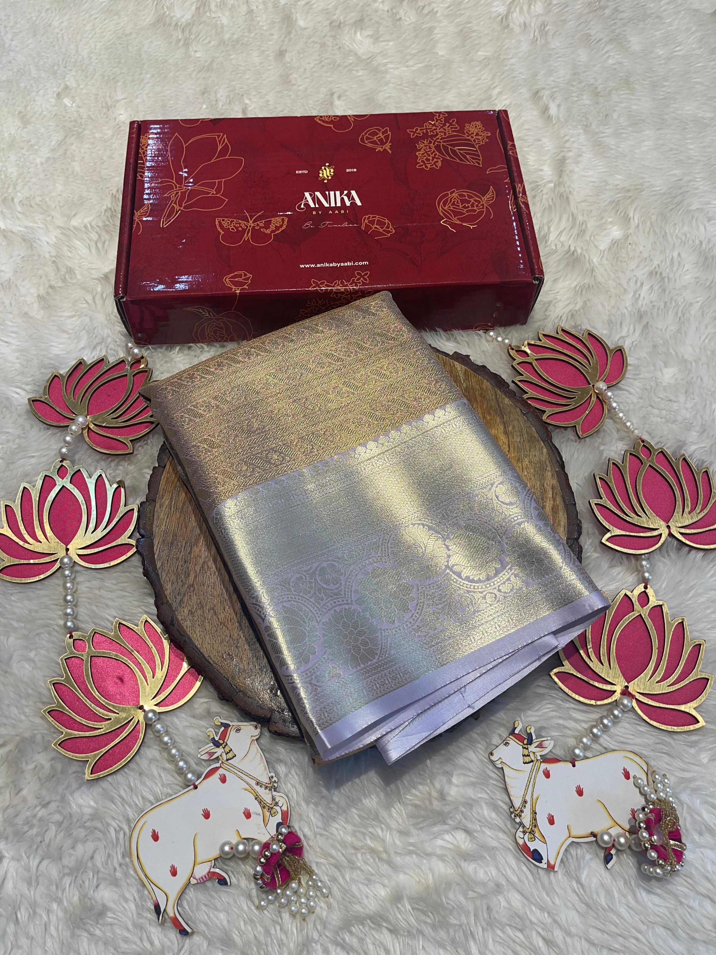 SWAYAMVARAM-LILAC AND DUAL TONE SILK SL06