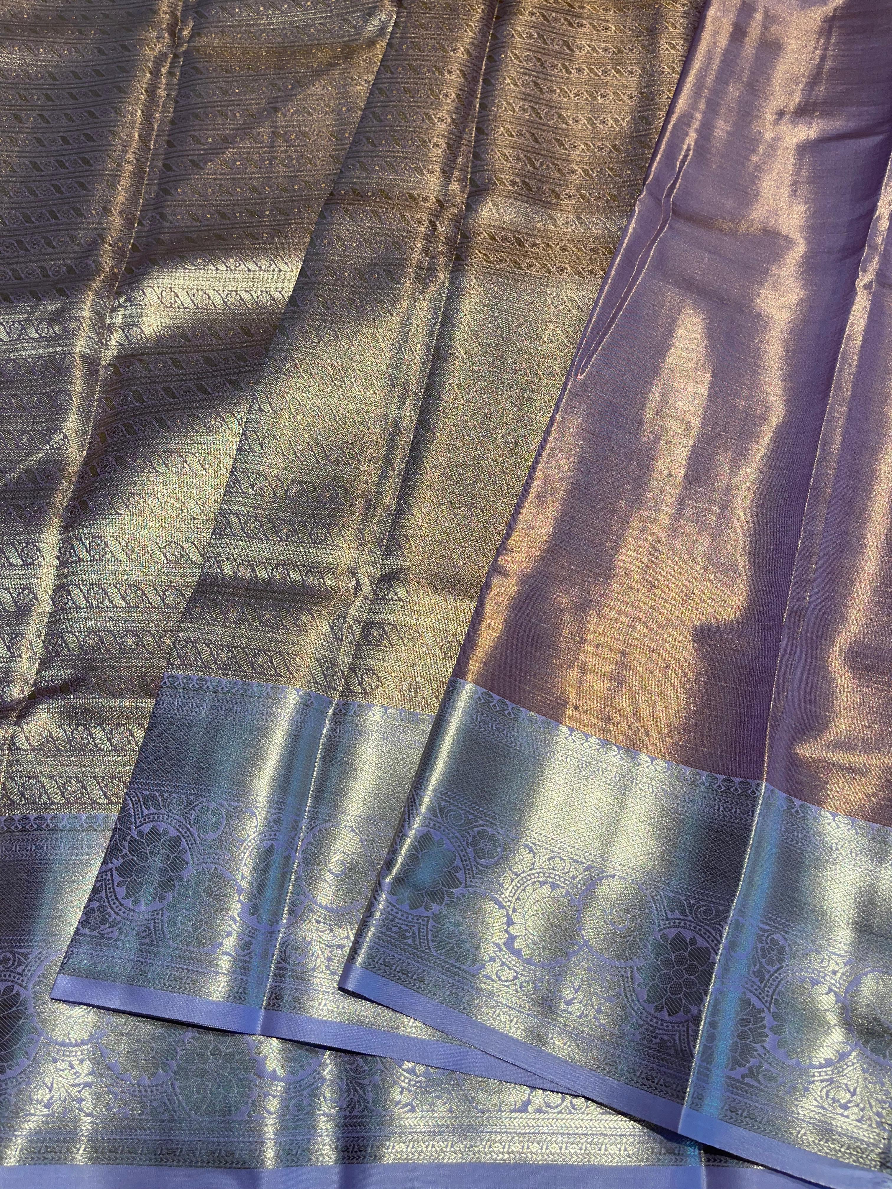 SWAYAMVARAM-LILAC AND DUAL TONE SILK SL06