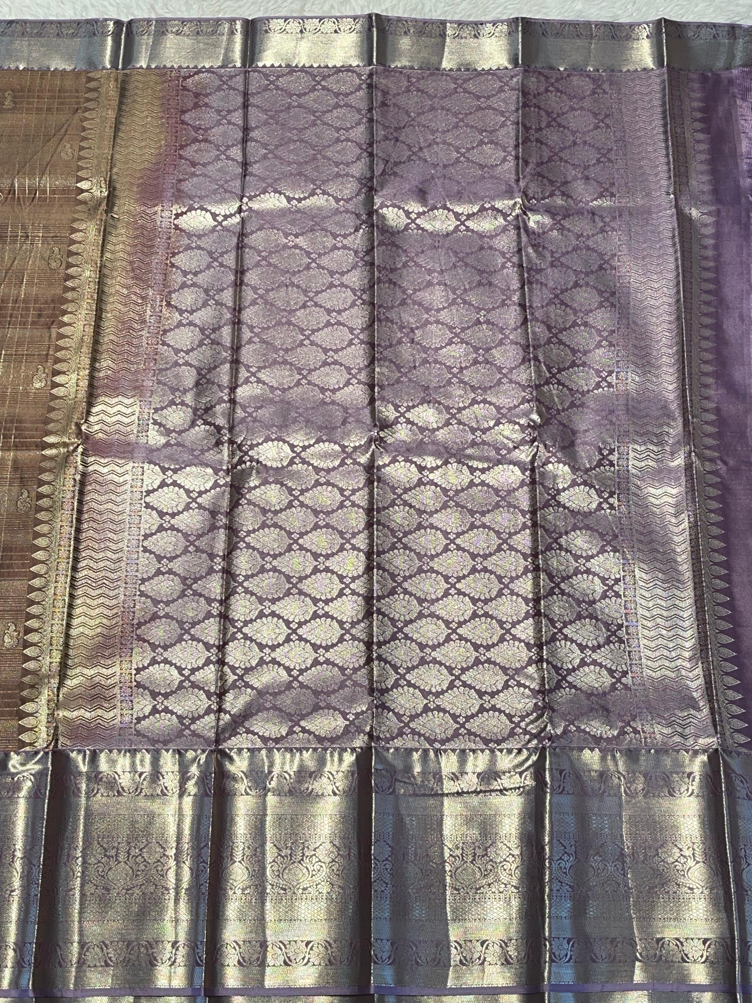 SWAYAMVARAM-LILAC DUAL TONE SILK SL05