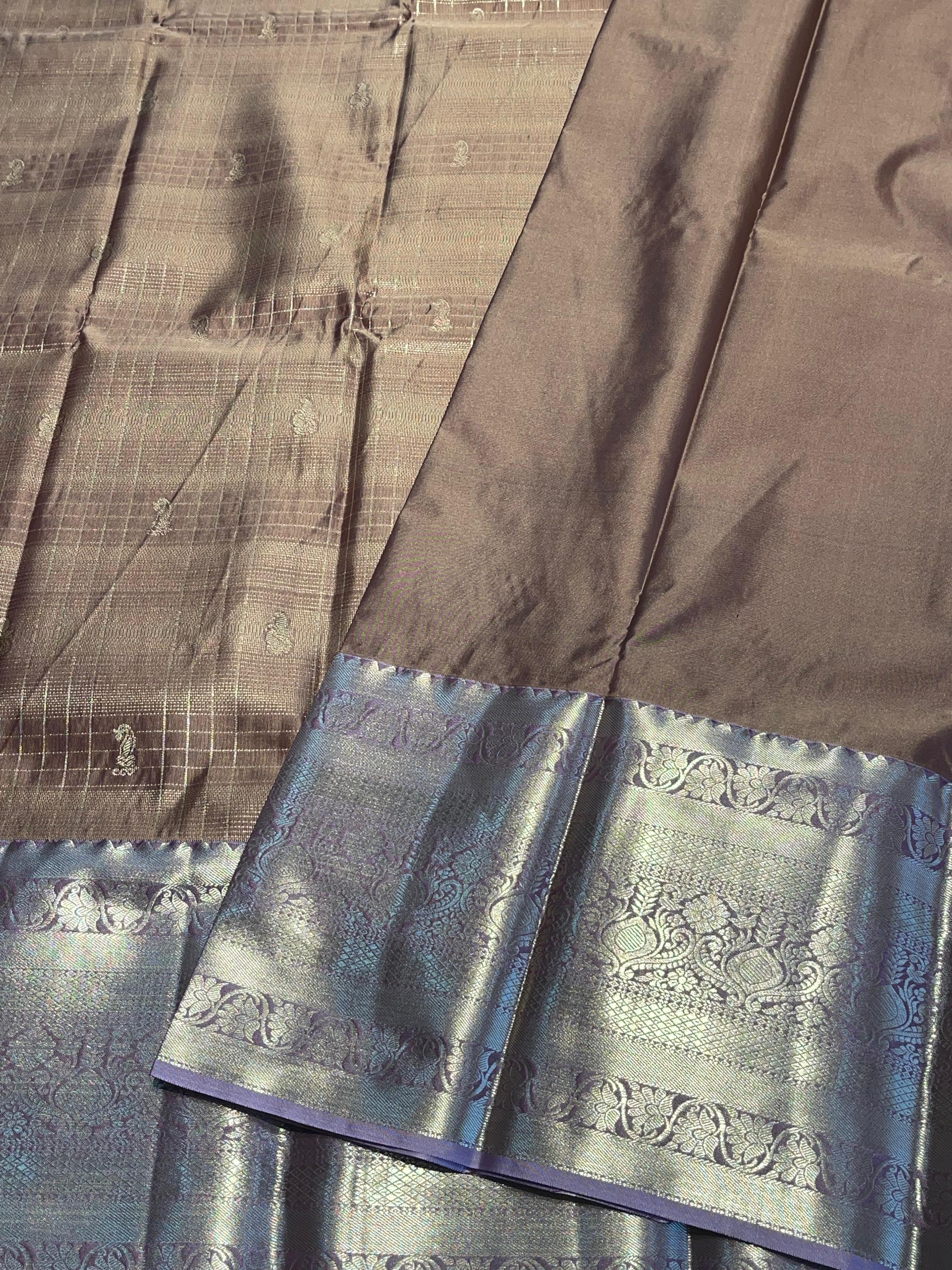 SWAYAMVARAM-LILAC DUAL TONE SILK SL05