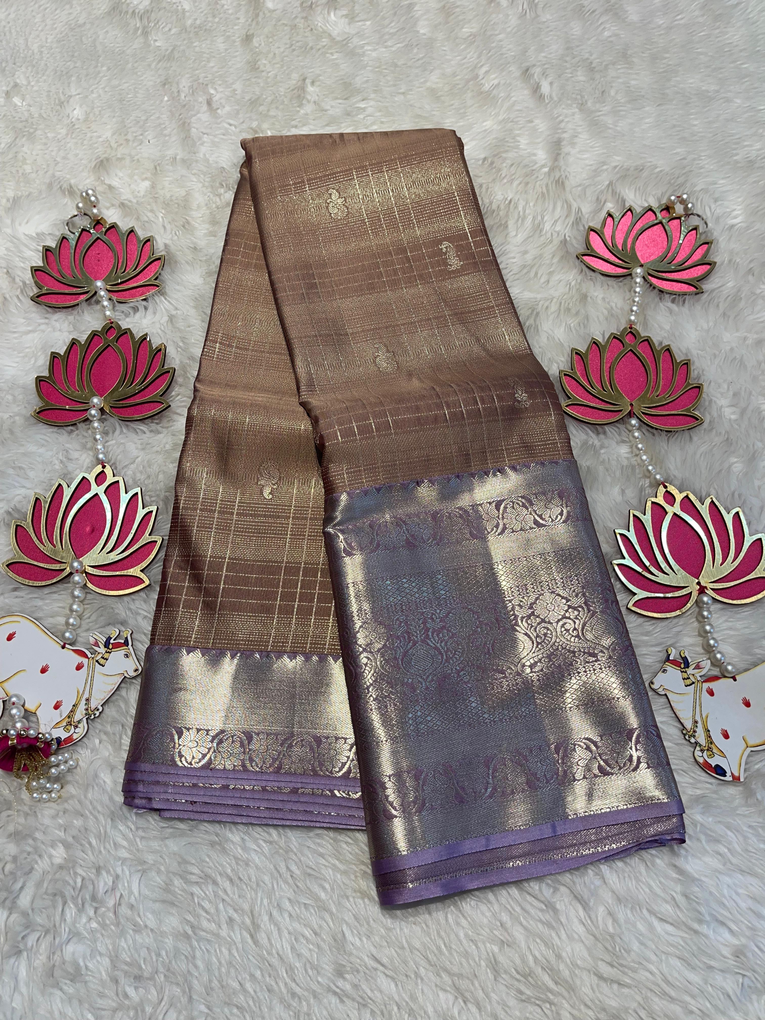 SWAYAMVARAM-LILAC DUAL TONE SILK SL05