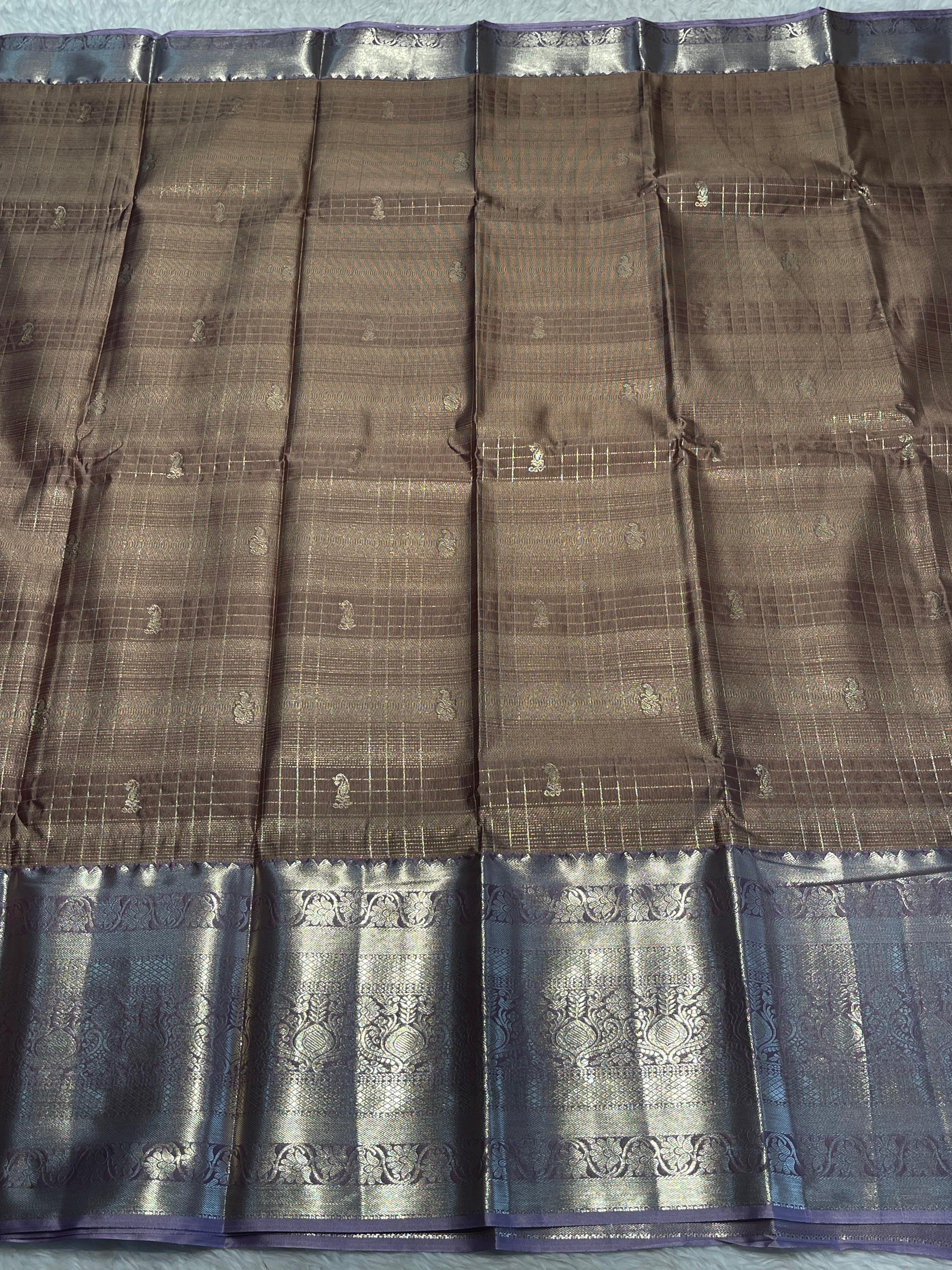 SWAYAMVARAM-LILAC DUAL TONE SILK SL05