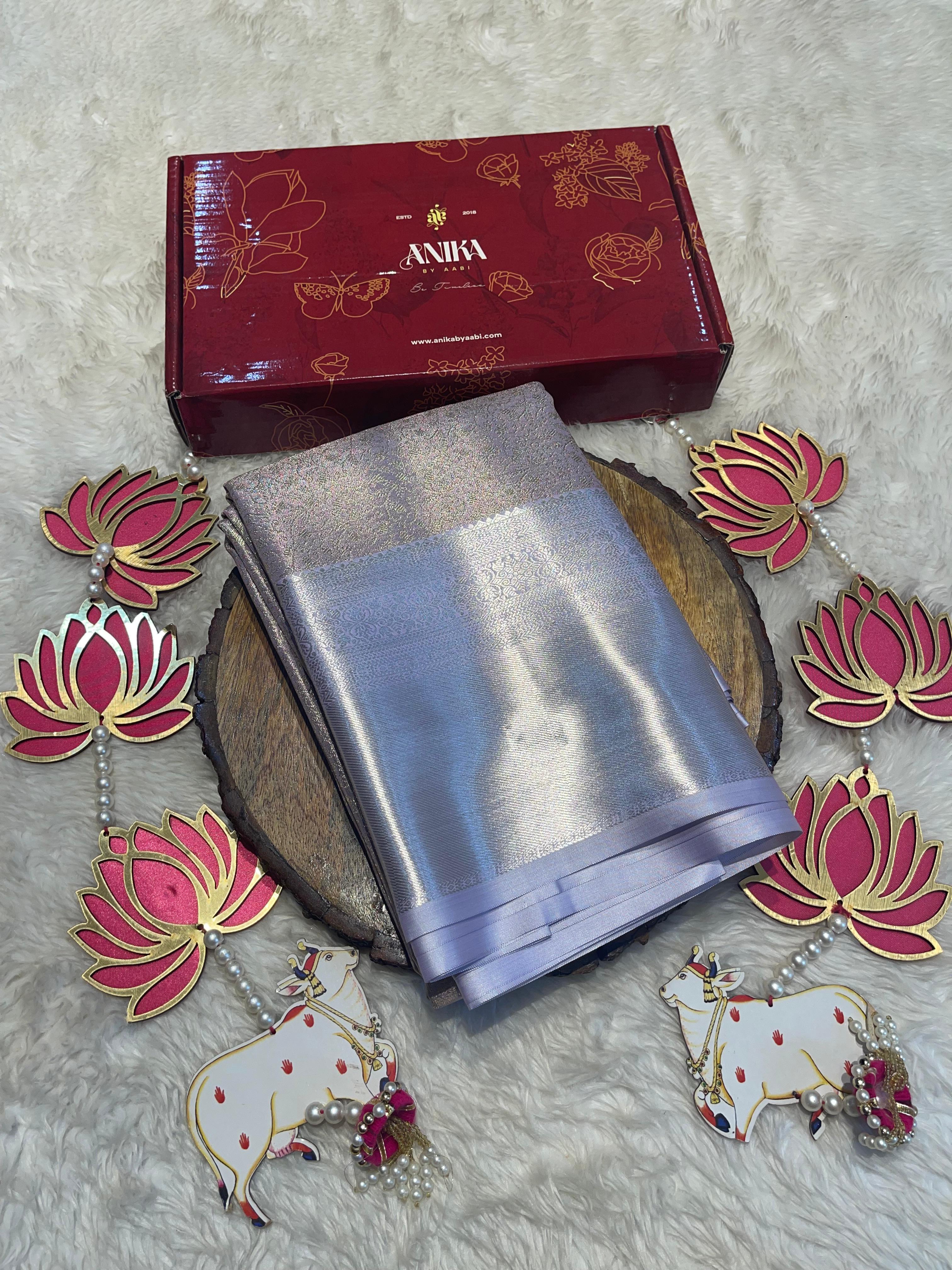 SWAYAMVARAM-LILAC DUAL TONE SILK SL04