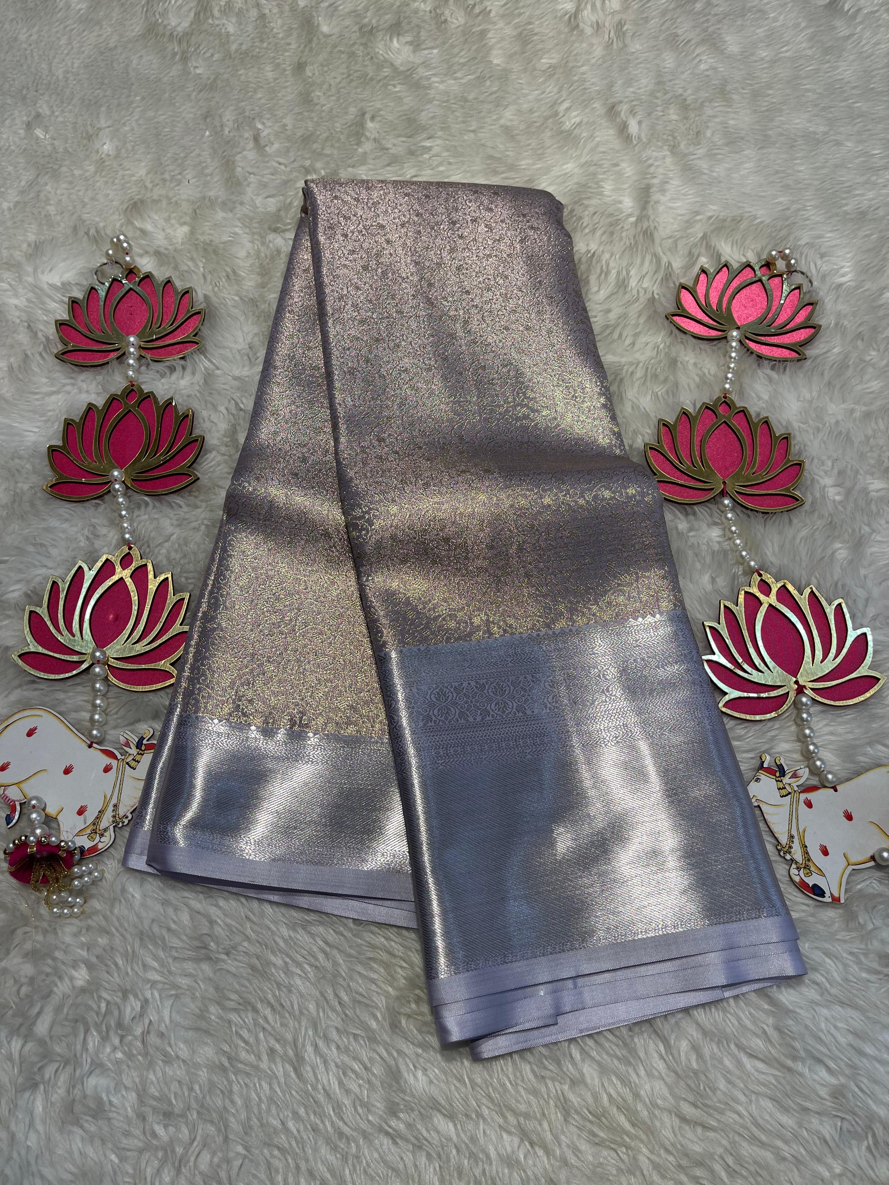 SWAYAMVARAM-LILAC DUAL TONE SILK SL04