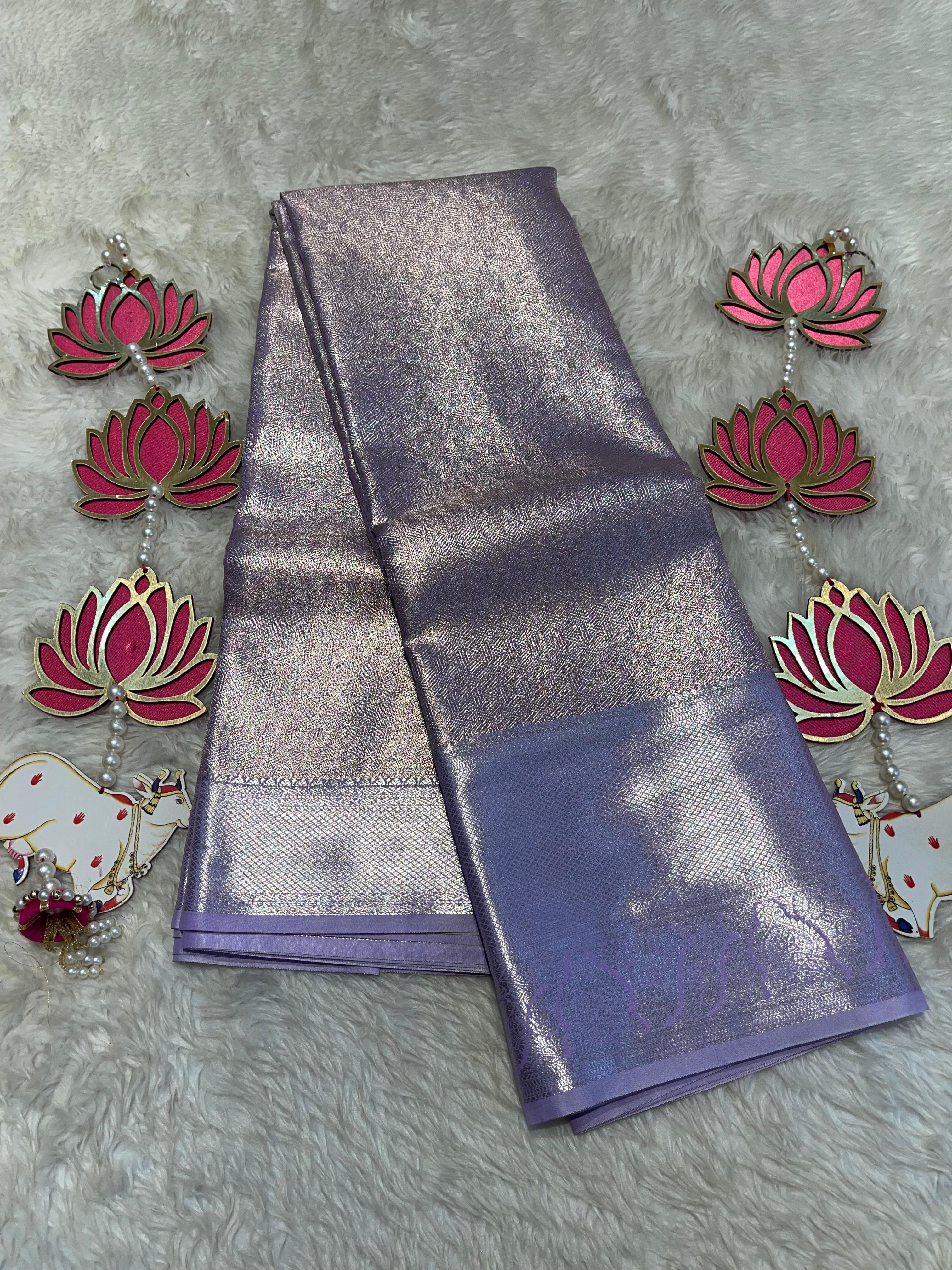 SWAYAMVARAM-LILAC DUAL TONE SILK SL03