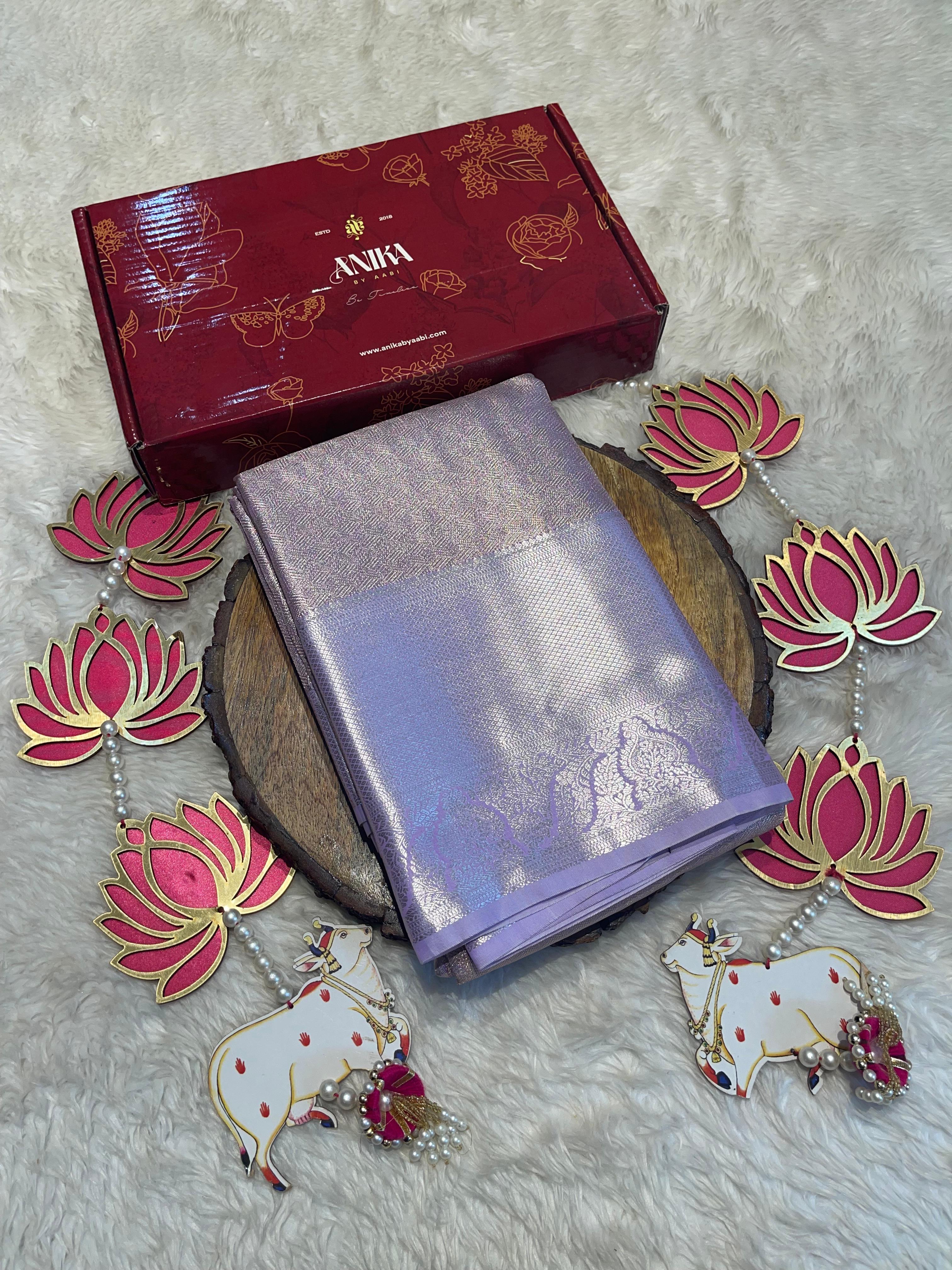 SWAYAMVARAM-LILAC DUAL TONE SILK SL03