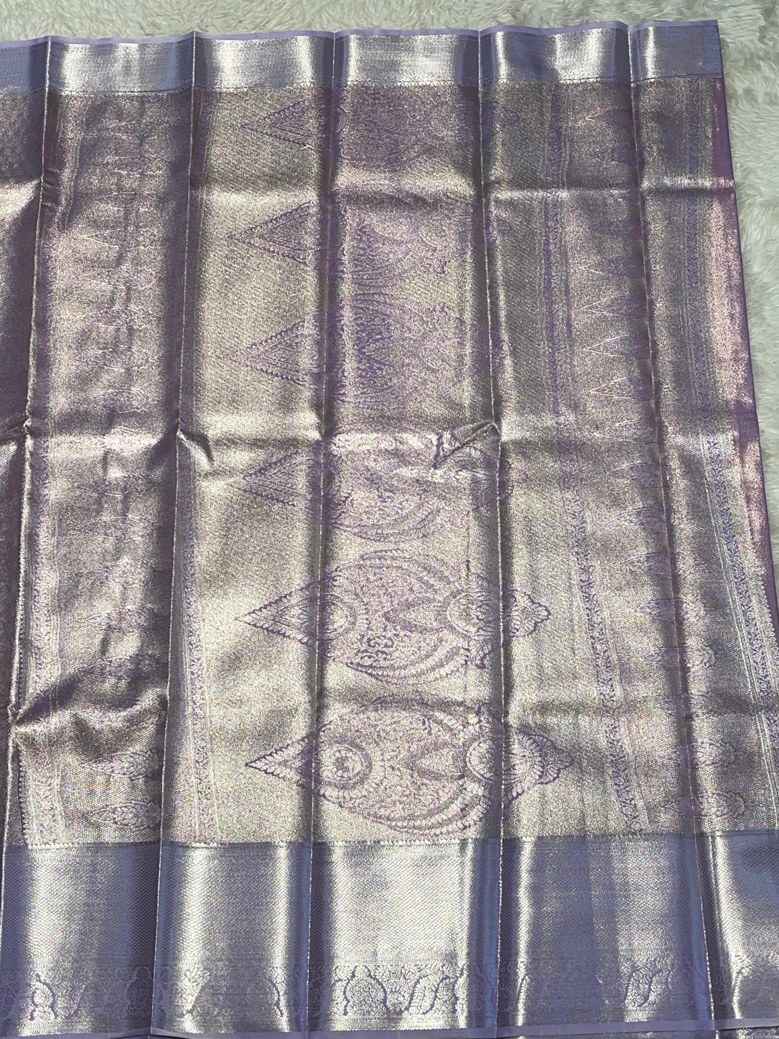 SWAYAMVARAM-LILAC DUAL TONE SILK SL03