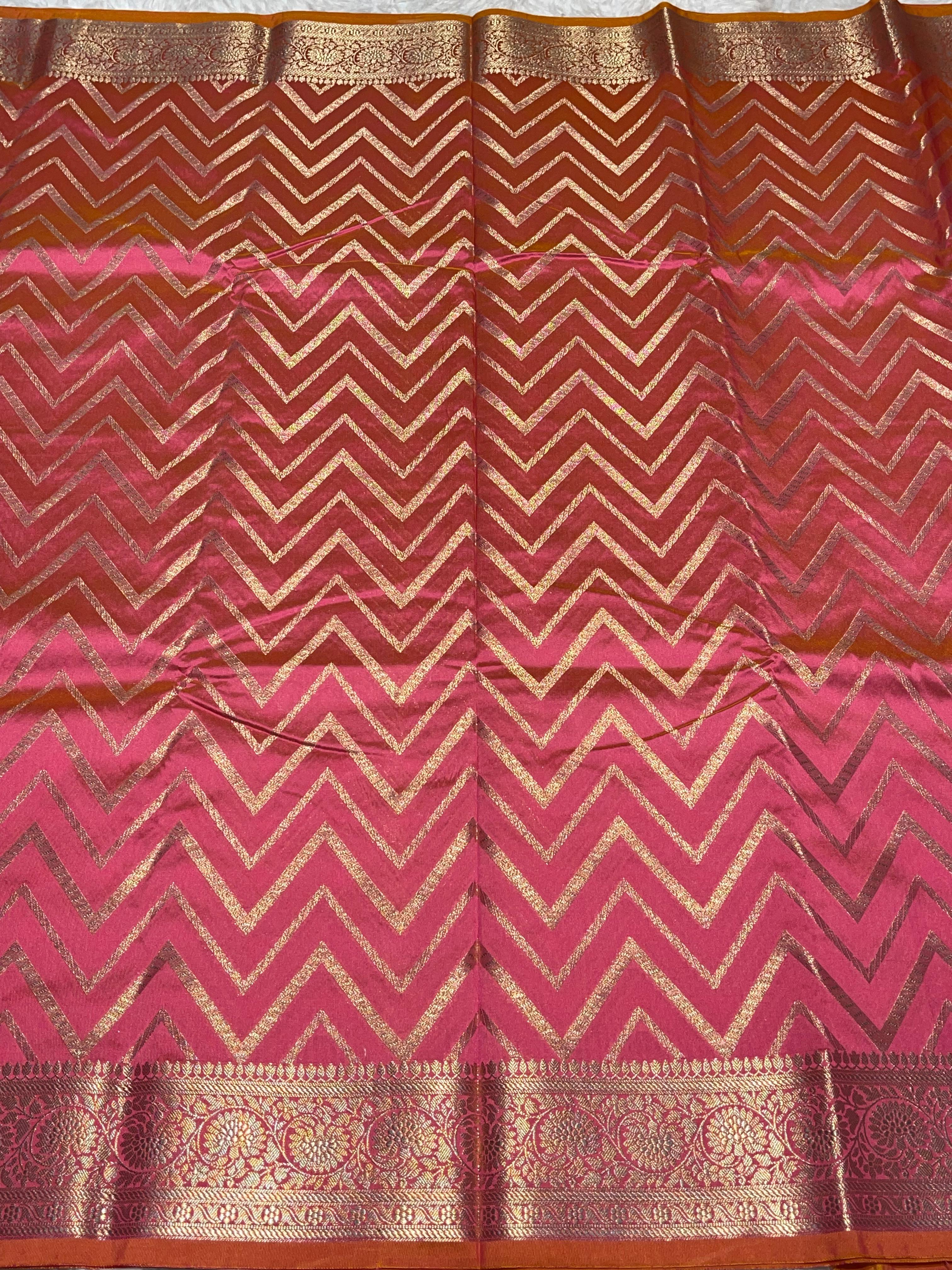 ANIKA'S SEMI KATAN SILK SAREE - ASK03