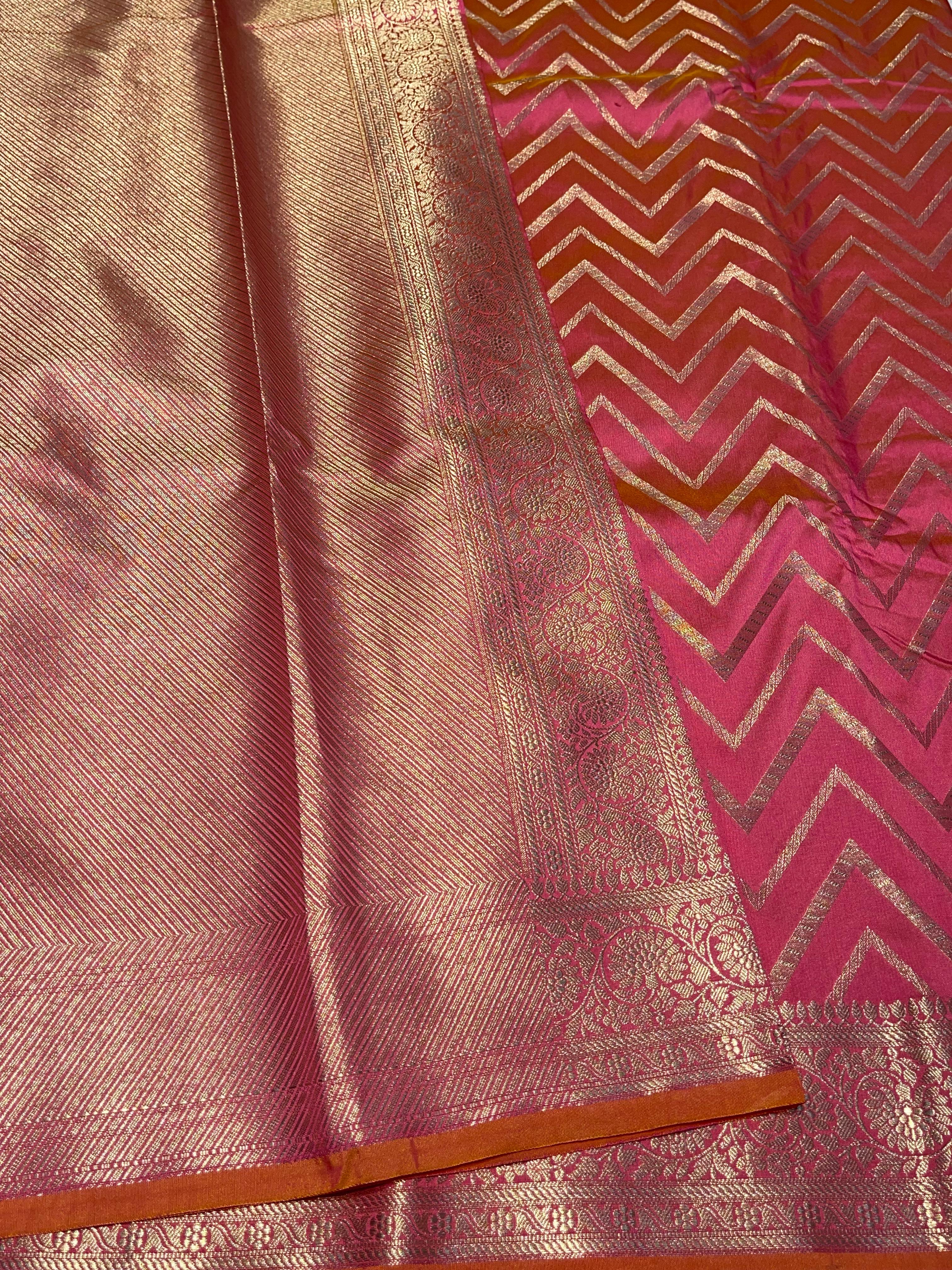 ANIKA'S SEMI KATAN SILK SAREE - ASK03