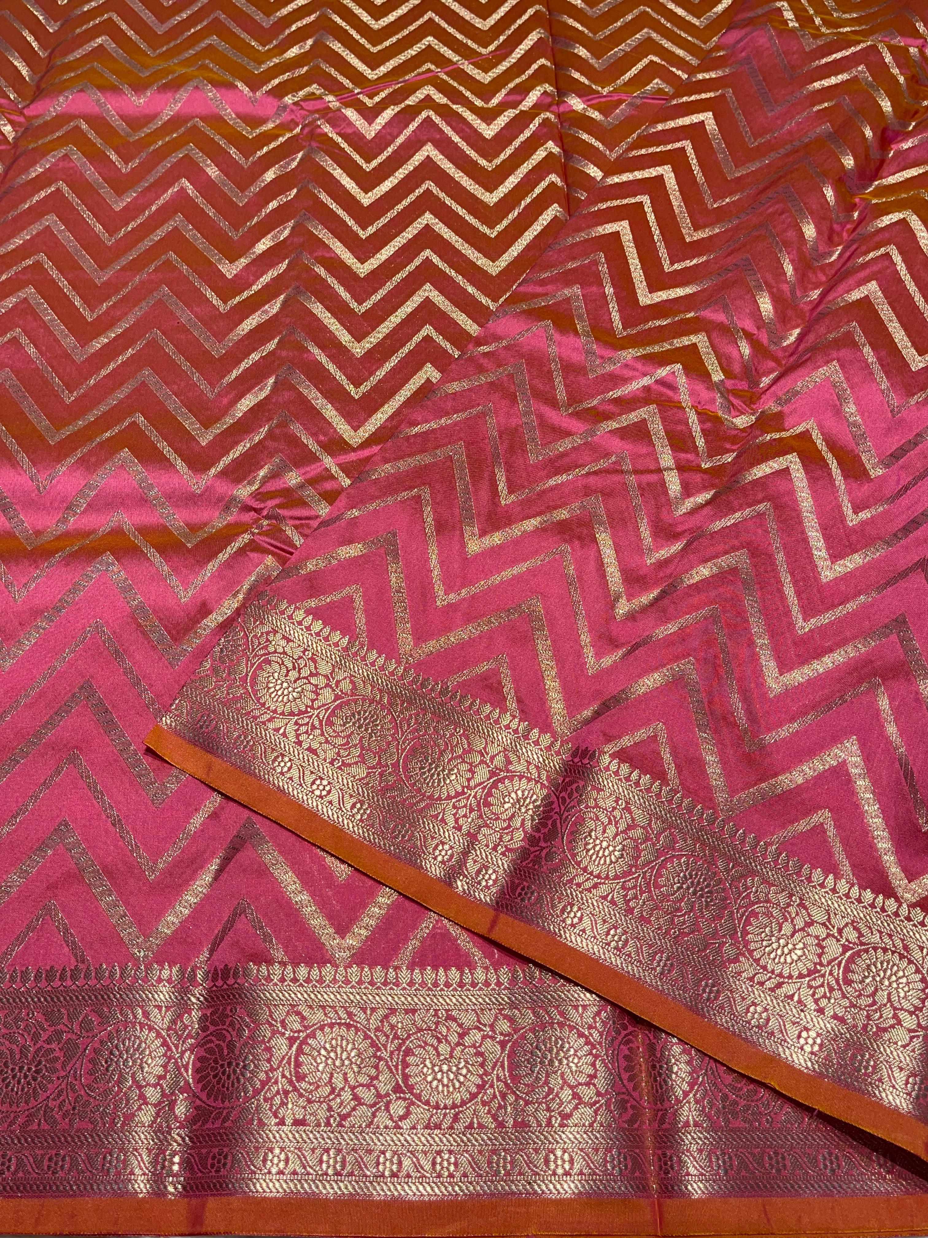 ANIKA'S SEMI KATAN SILK SAREE - ASK03