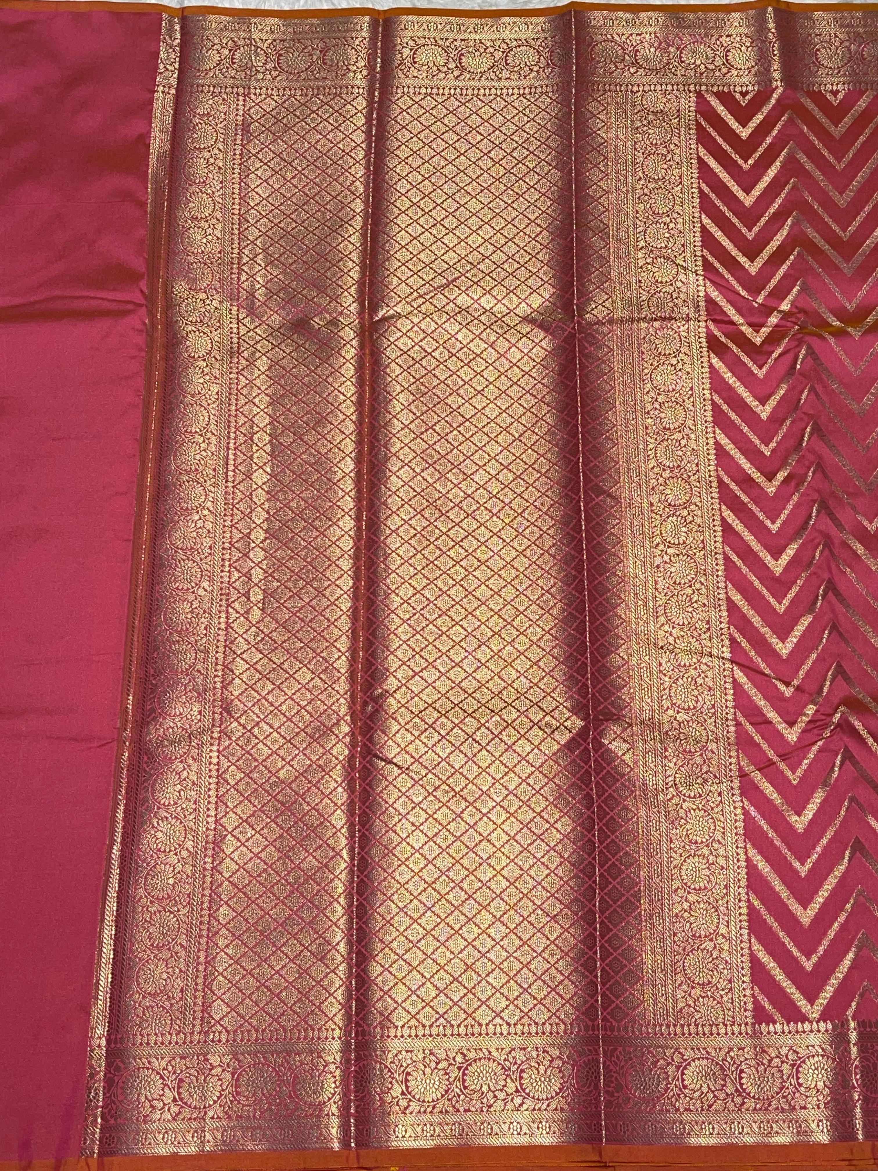 ANIKA'S SEMI KATAN SILK SAREE - ASK03