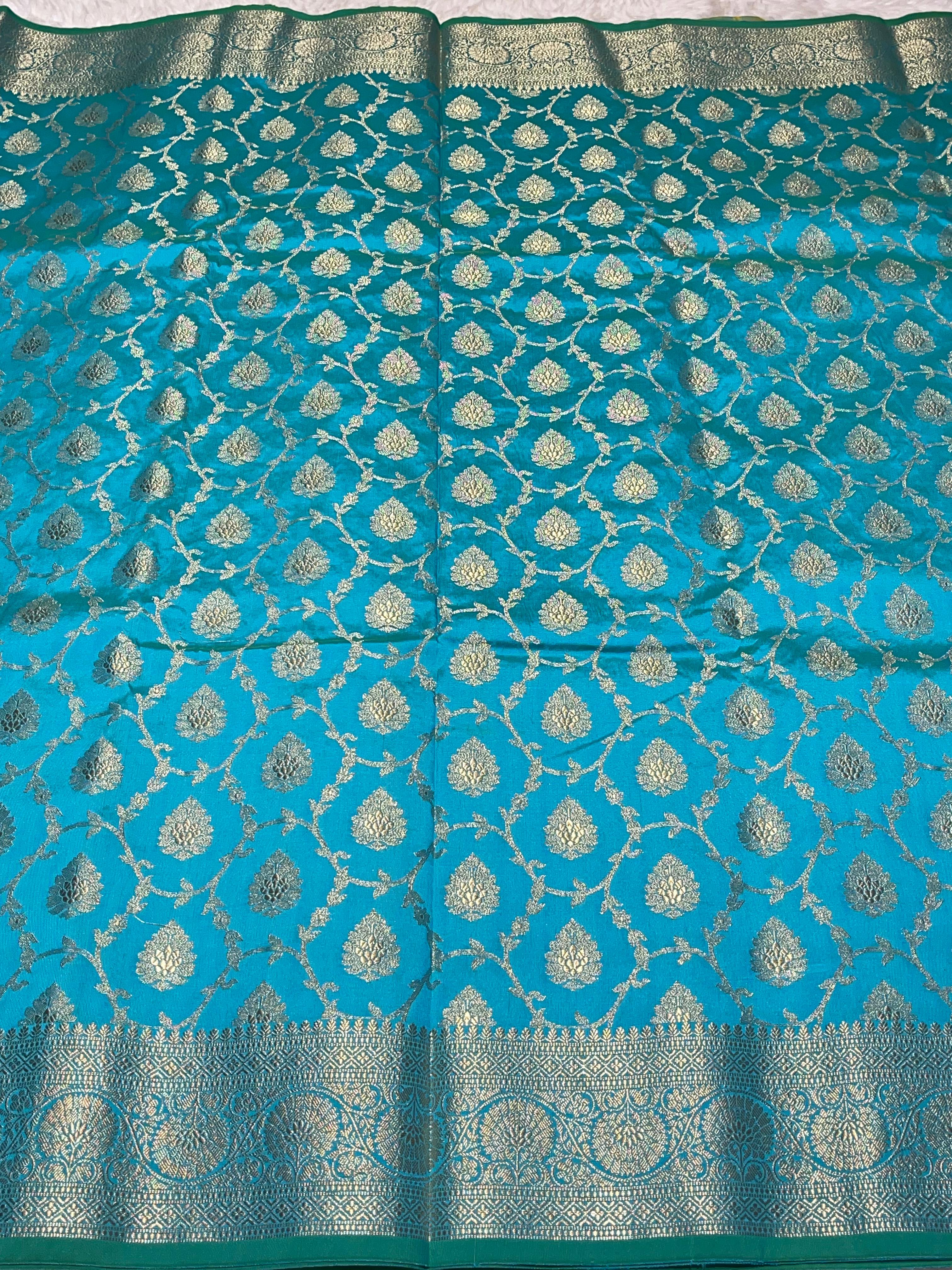 ANIKA'S SEMI KATAN SILK SAREE - ASK02