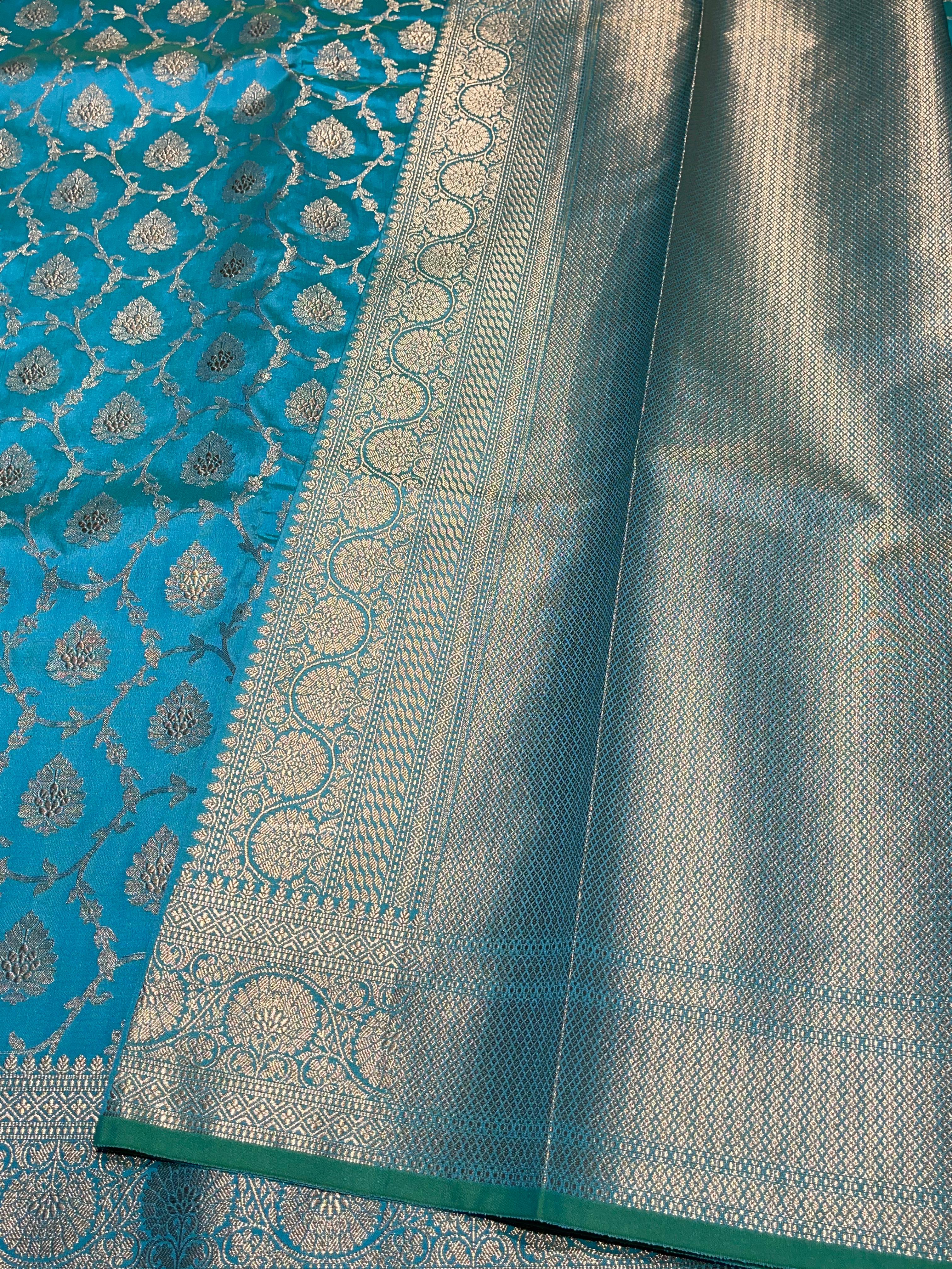 ANIKA'S SEMI KATAN SILK SAREE - ASK02