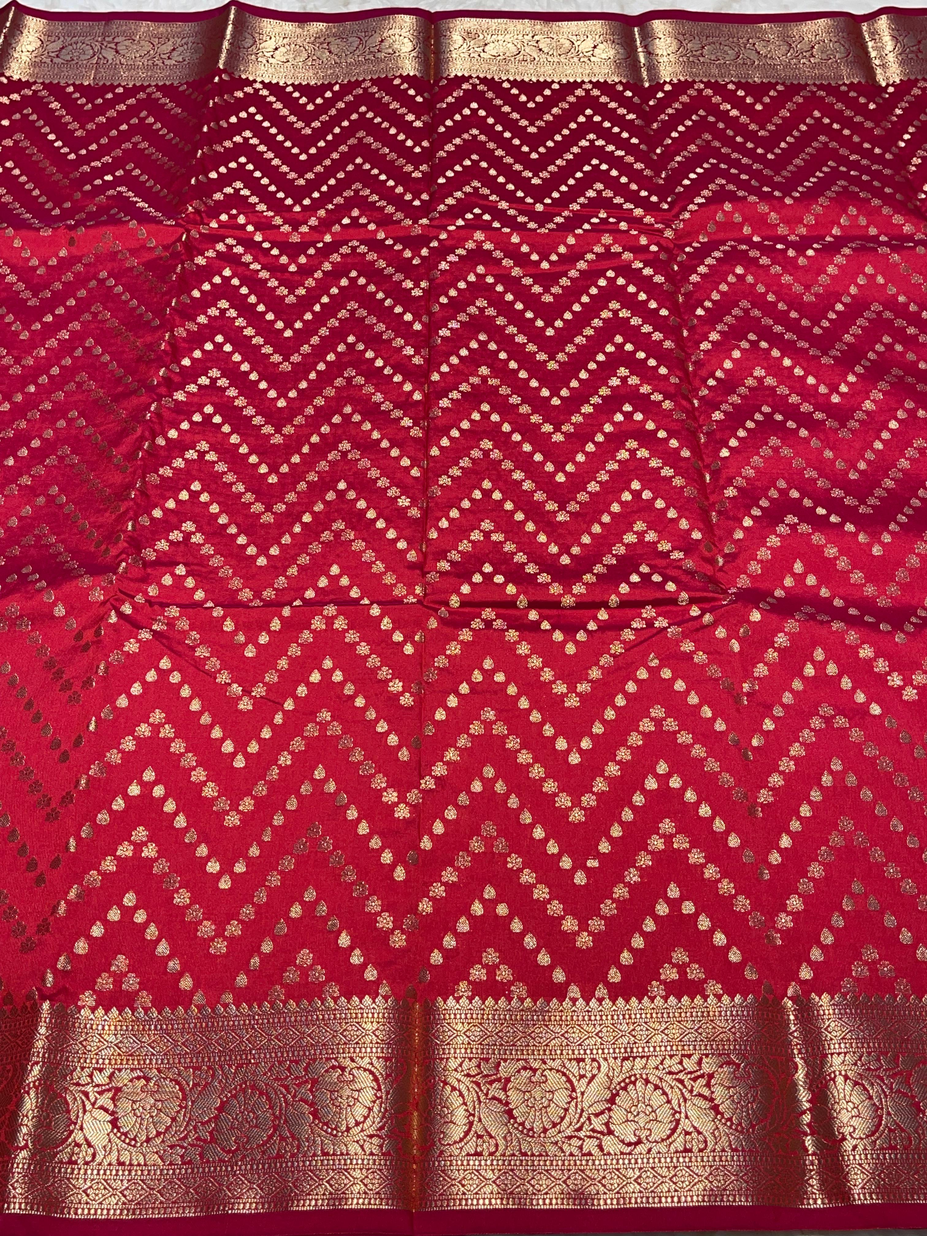 ANIKA'S SEMI KATAN SILK SAREE - ASK01