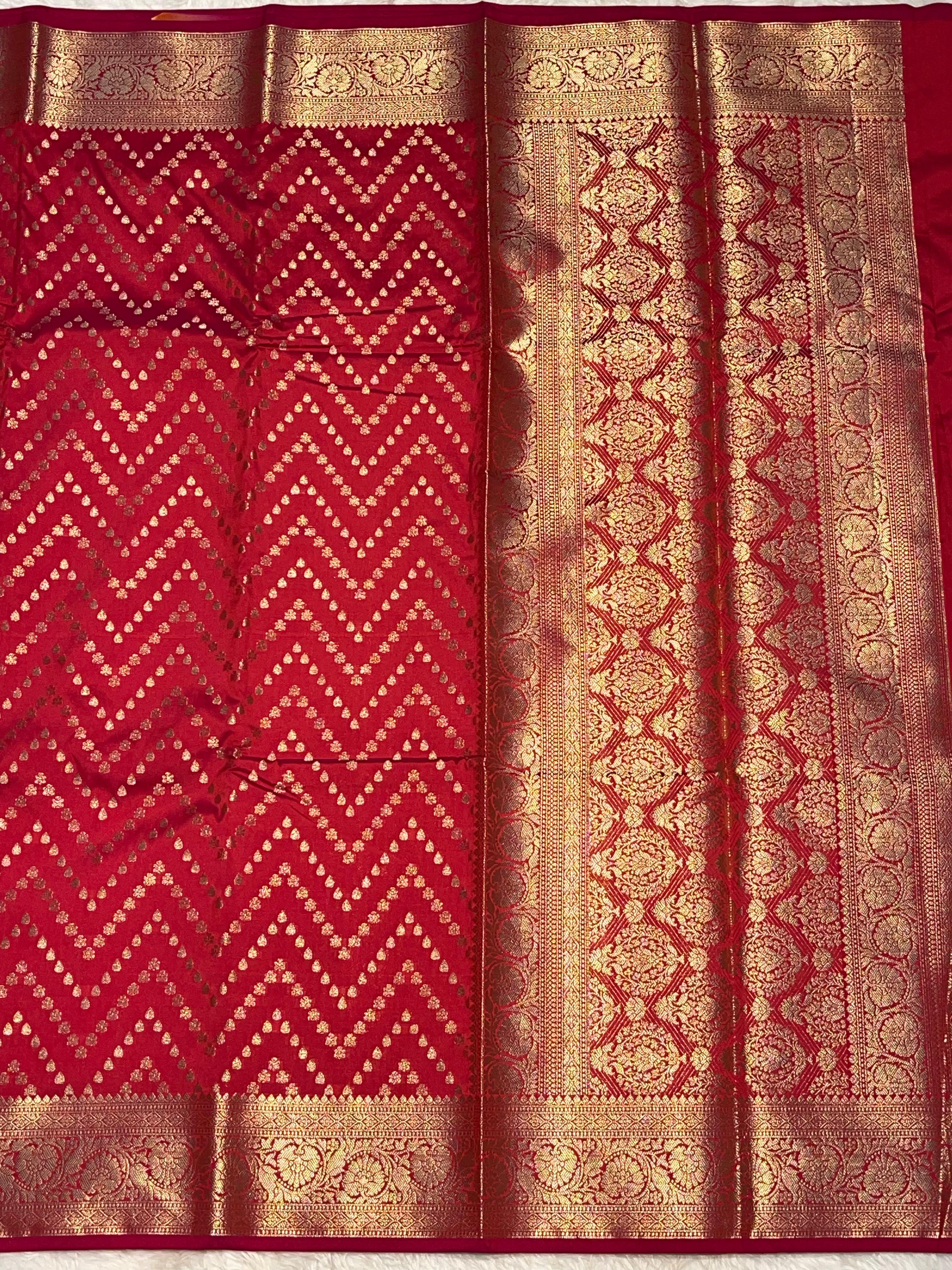 ANIKA'S SEMI KATAN SILK SAREE - ASK01