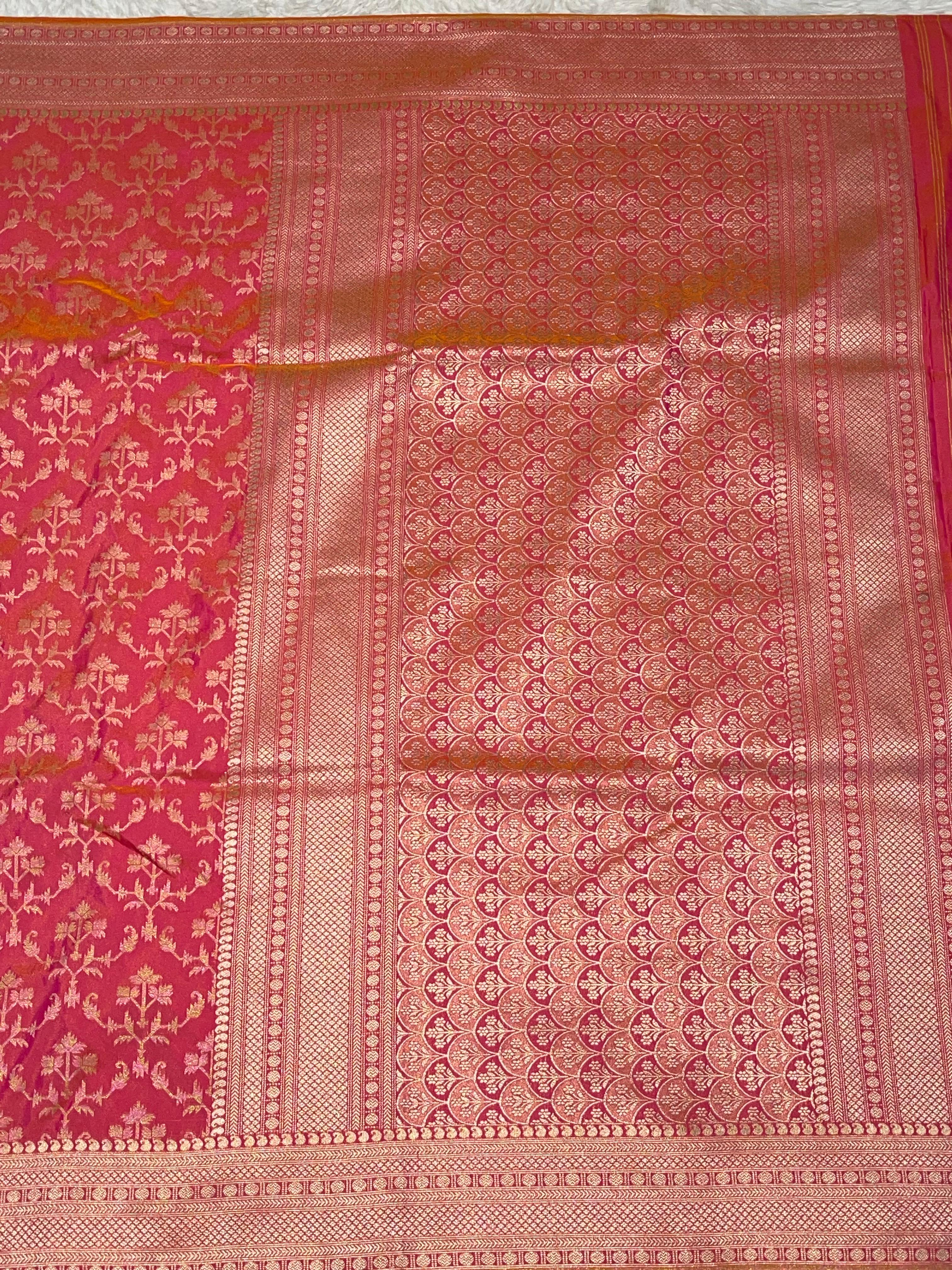 ANIKA'S SEMI KATAN SILK SAREE - ASK05
