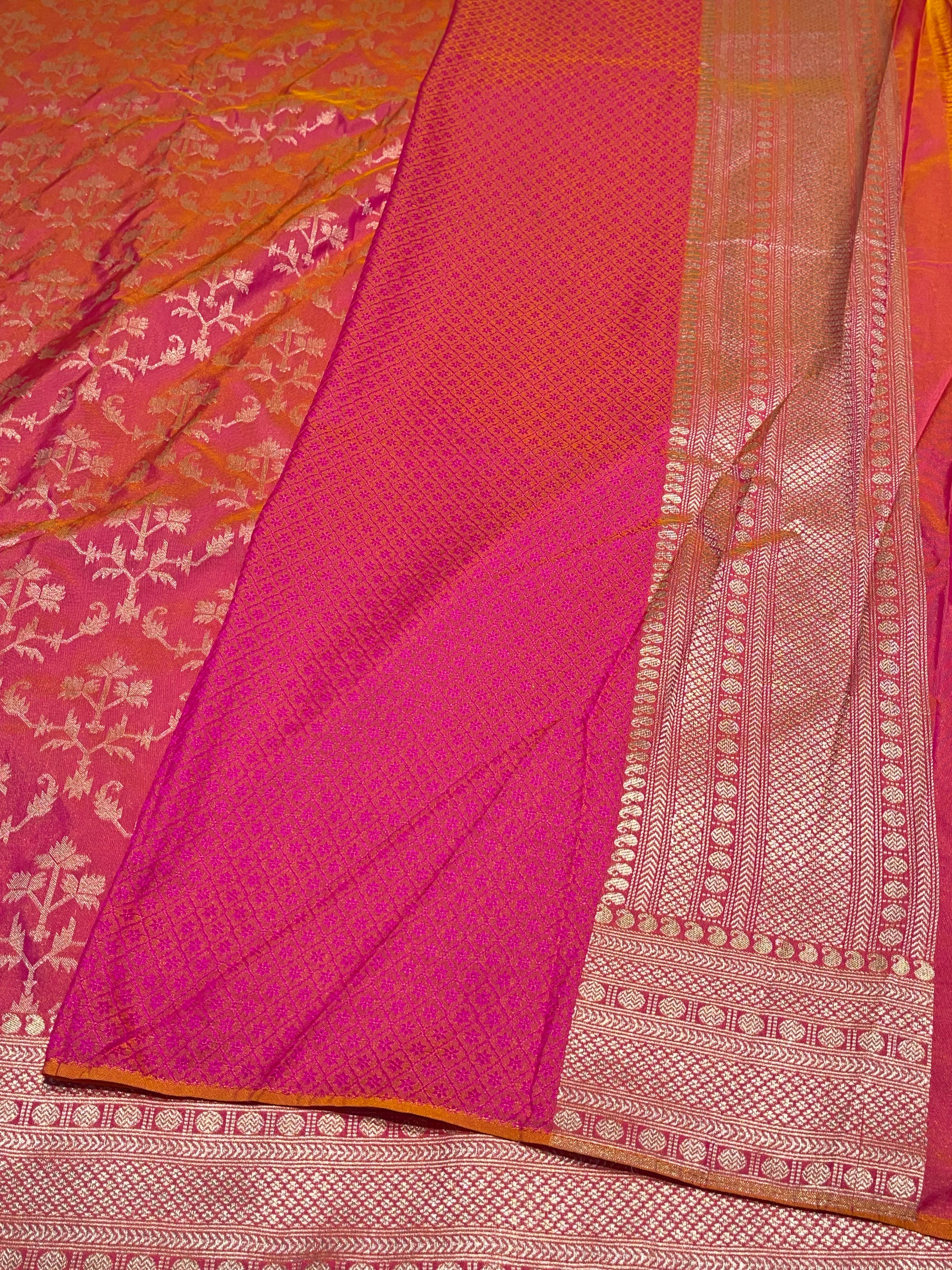 ANIKA'S SEMI KATAN SILK SAREE - ASK05