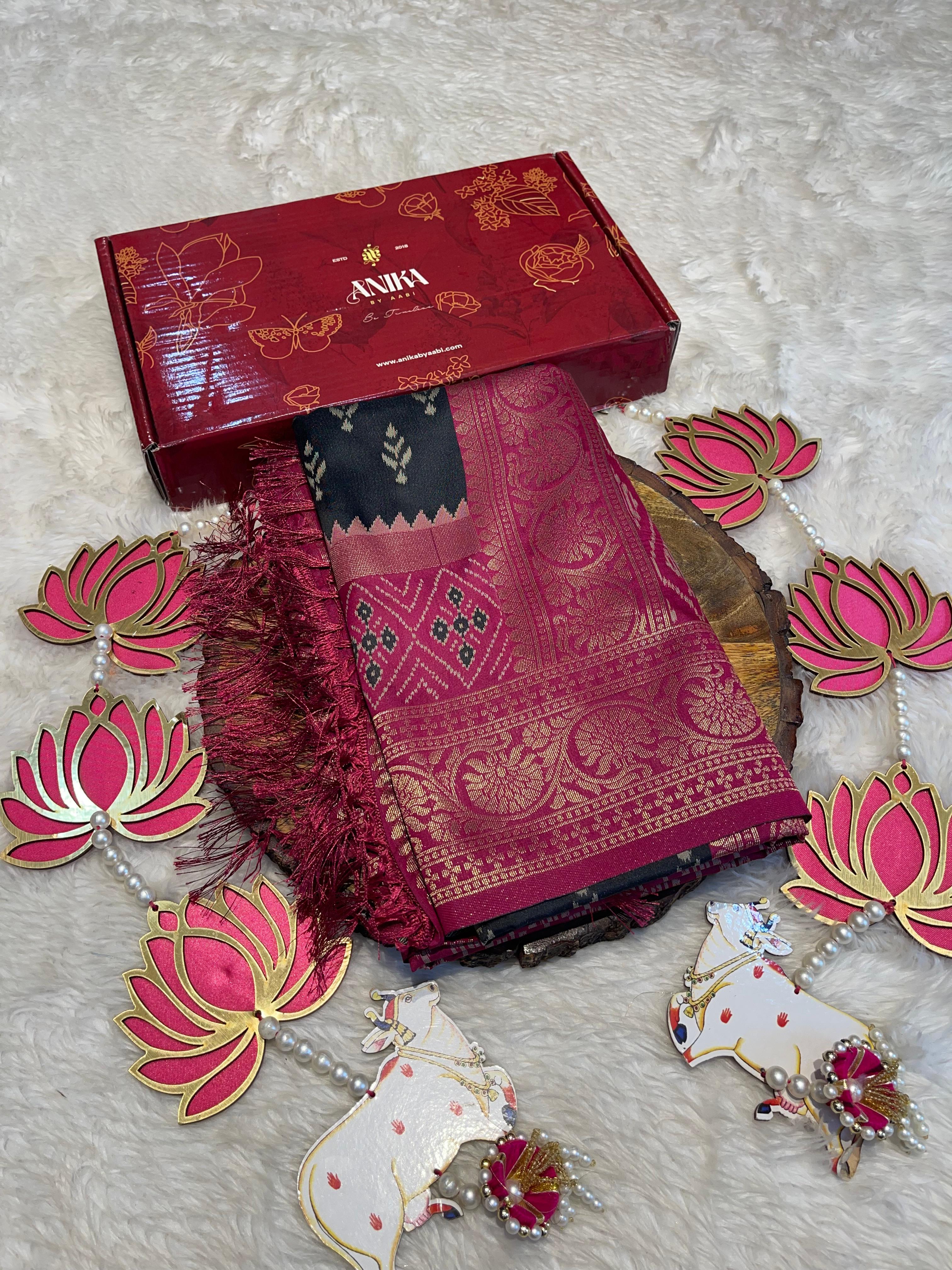 POCHAMPALLY SEMI SILK SAREE - PS08