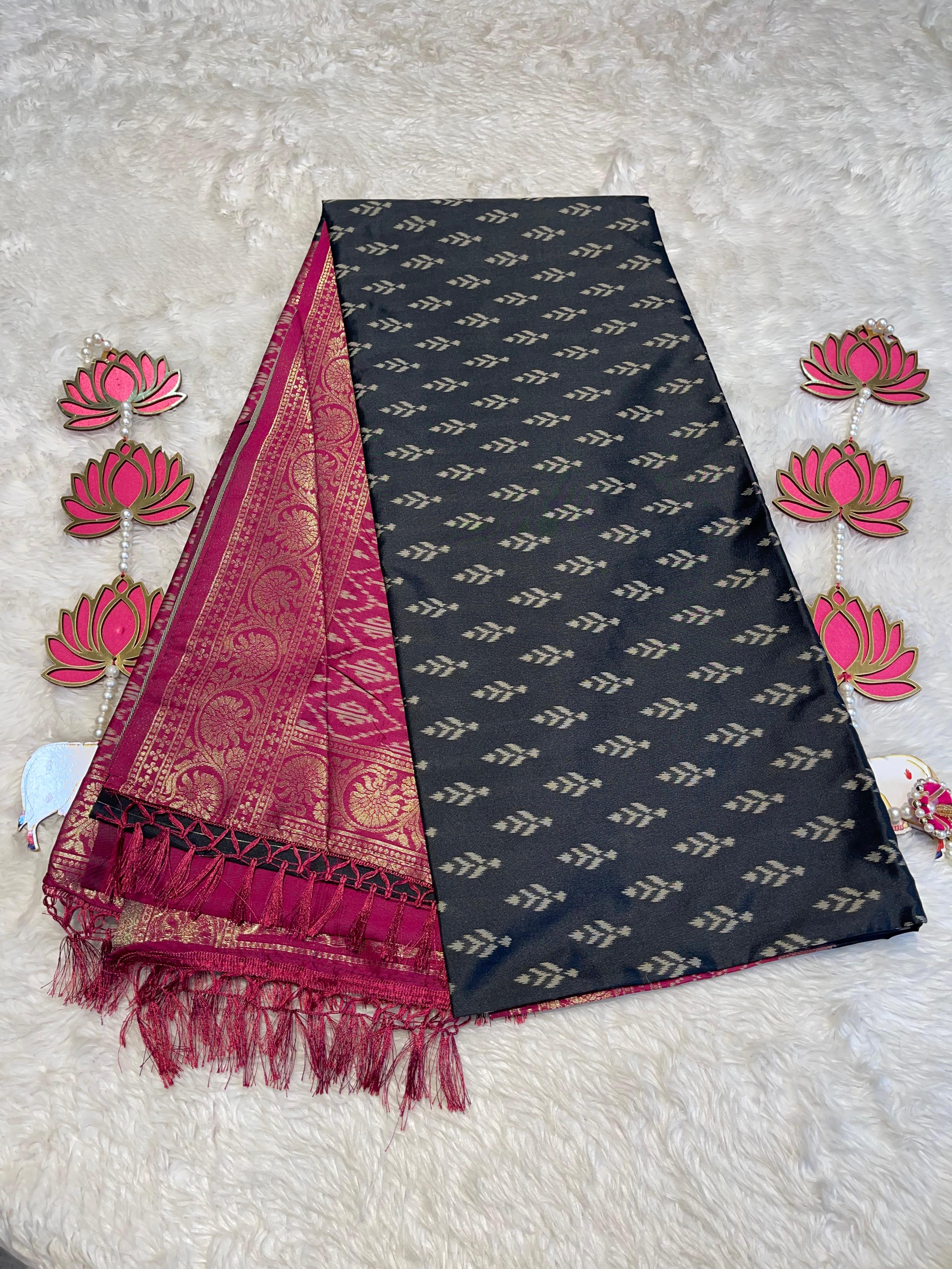 POCHAMPALLY SEMI SILK SAREE - PS08