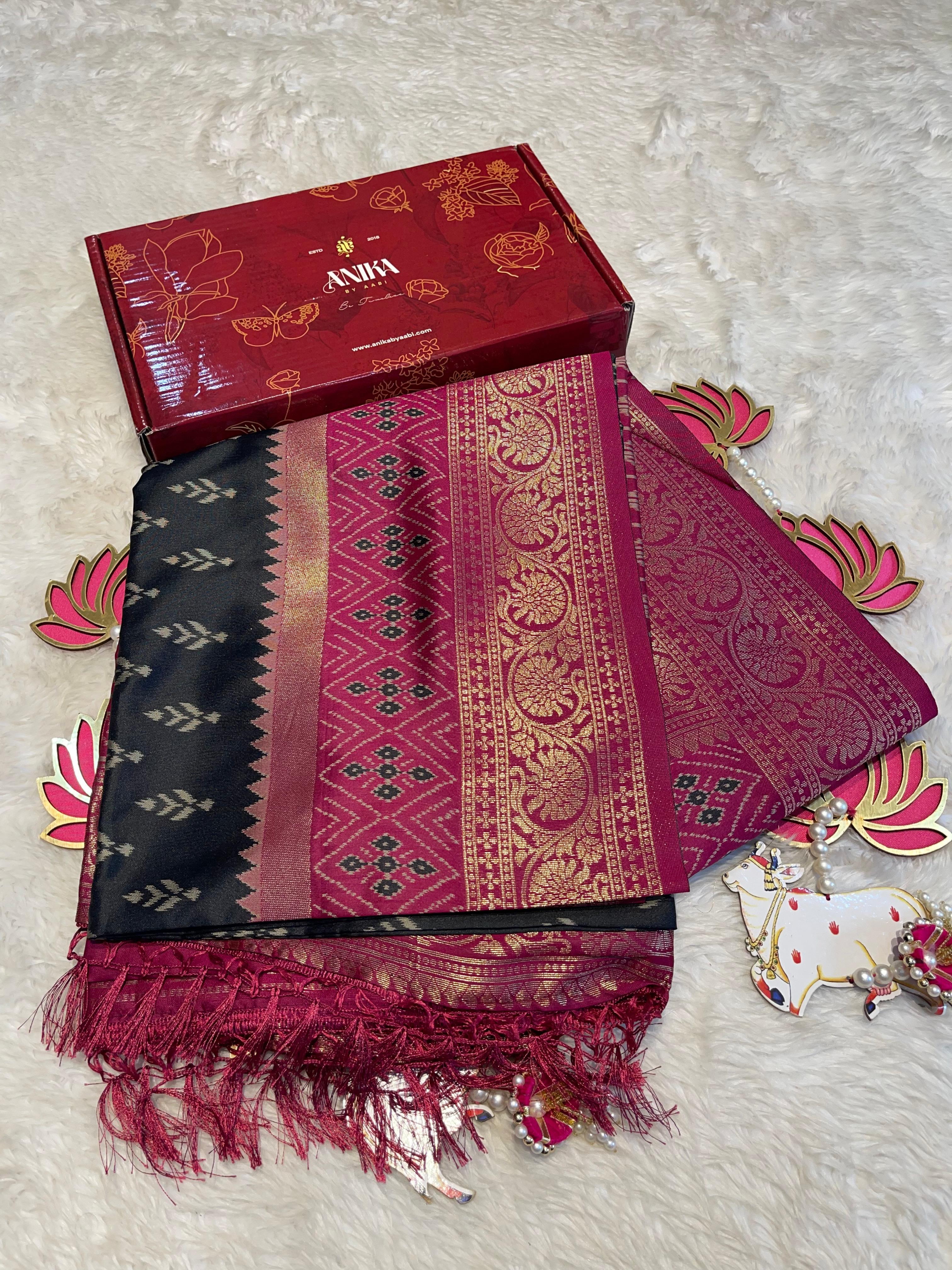 POCHAMPALLY SEMI SILK SAREE - PS08