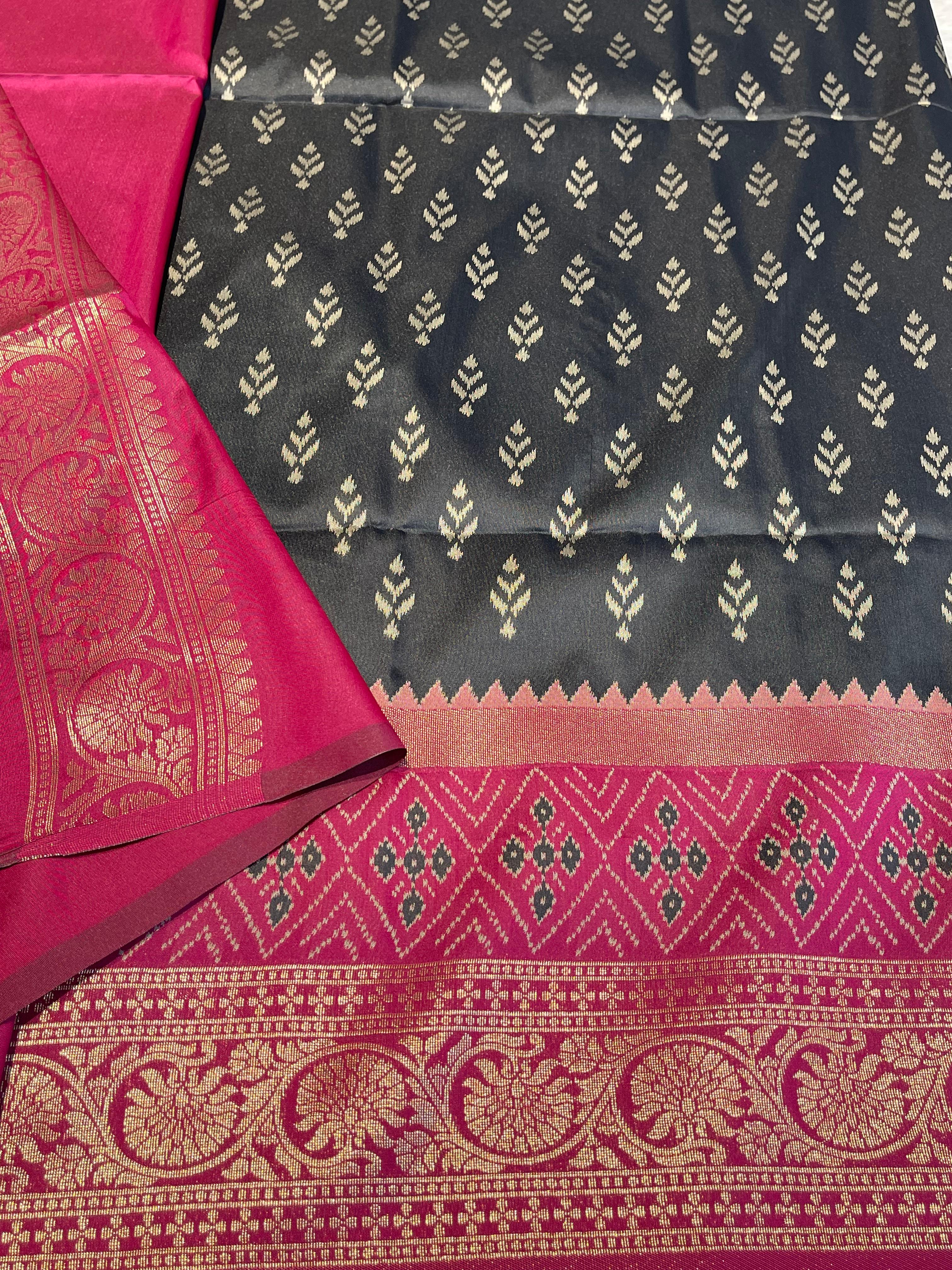 POCHAMPALLY SEMI SILK SAREE - PS08