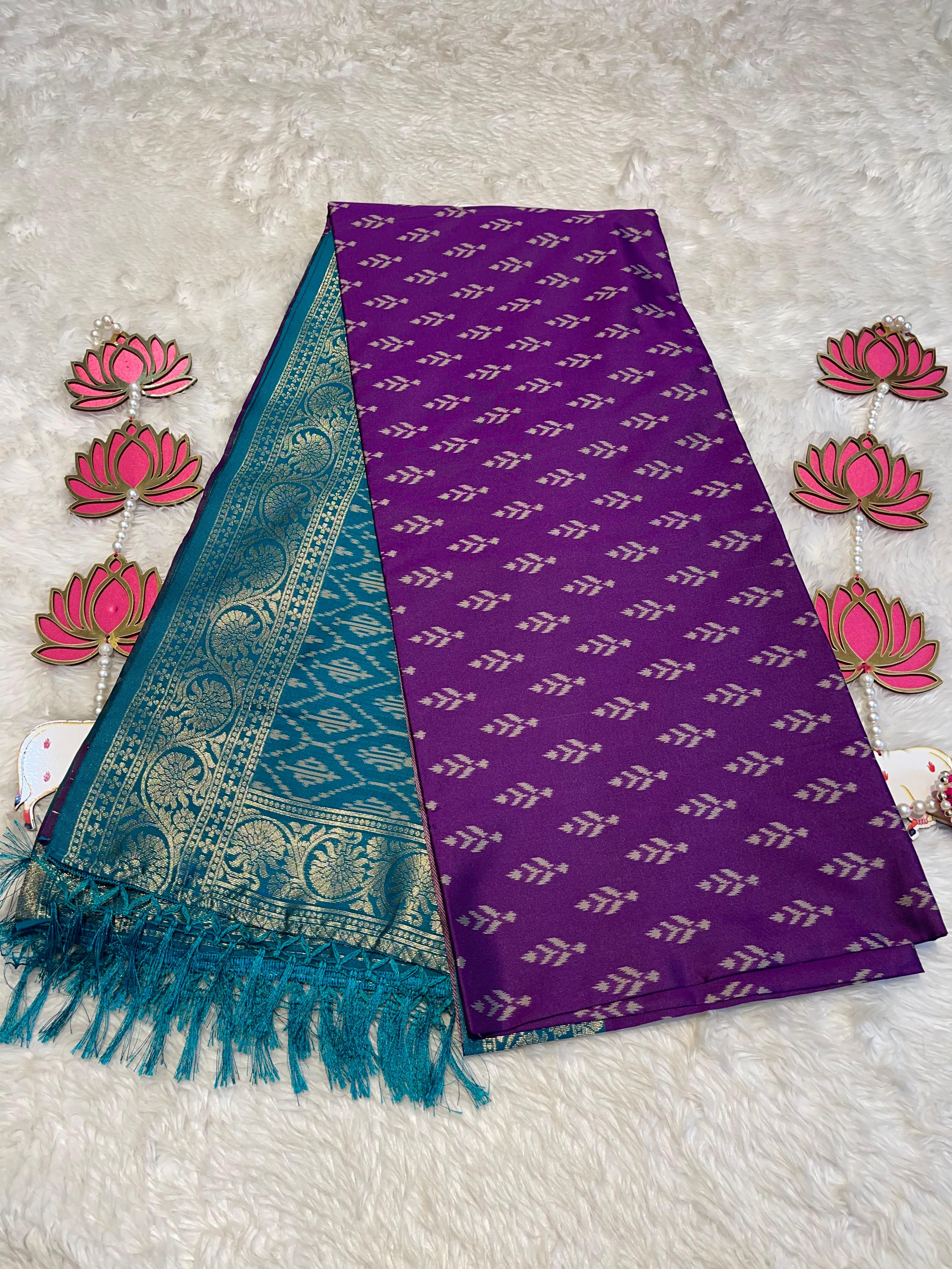 POCHAMPALLY SEMI SILK SAREE - PS02