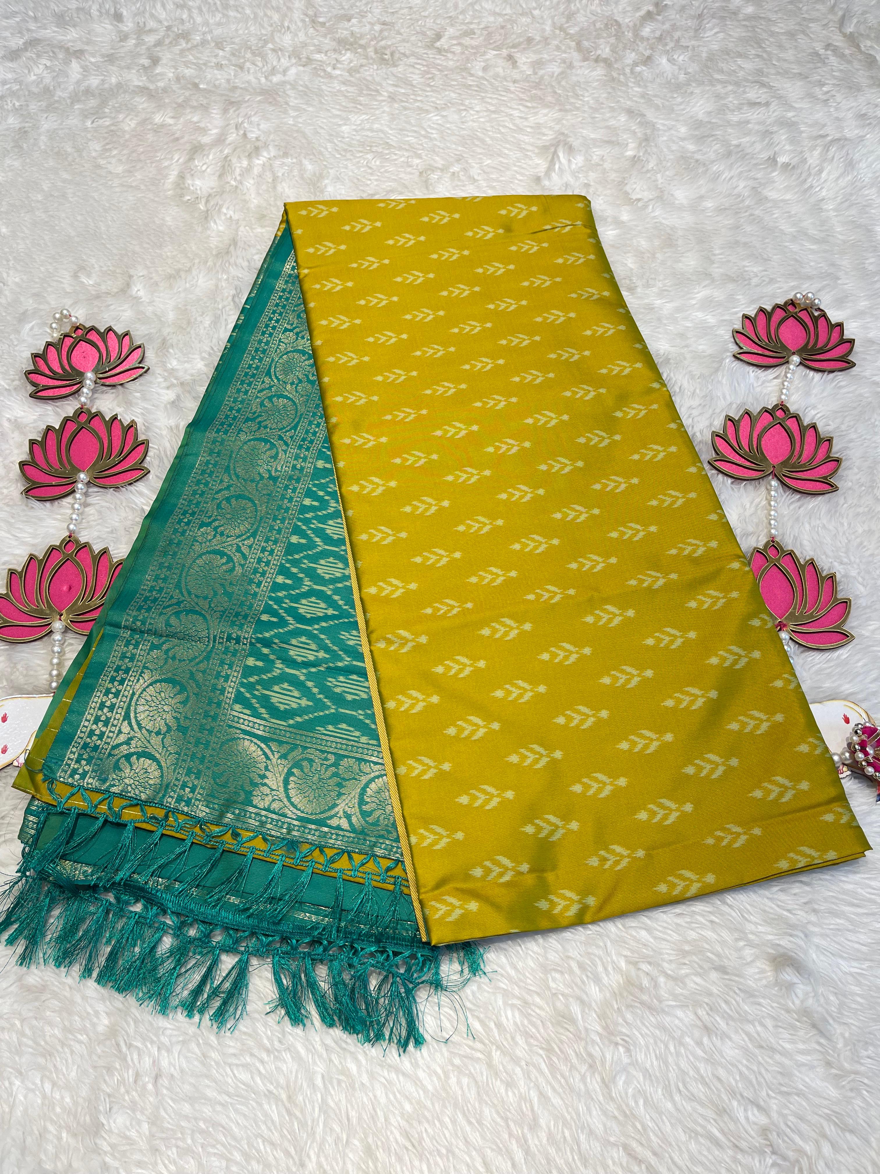 POCHAMPALLY SEMI SILK SAREE - PS03