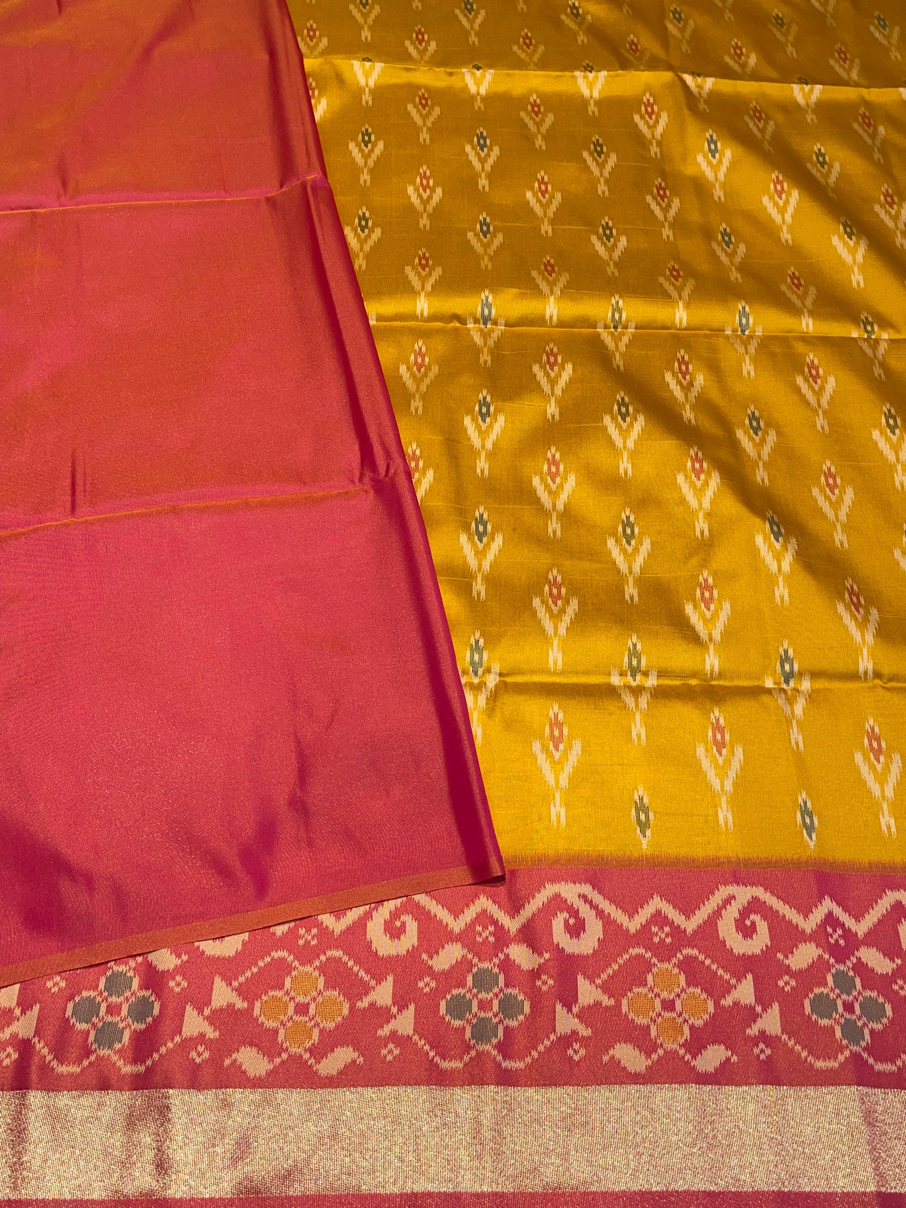 POCHAMPALLY SEMI SILK SAREE - PS01
