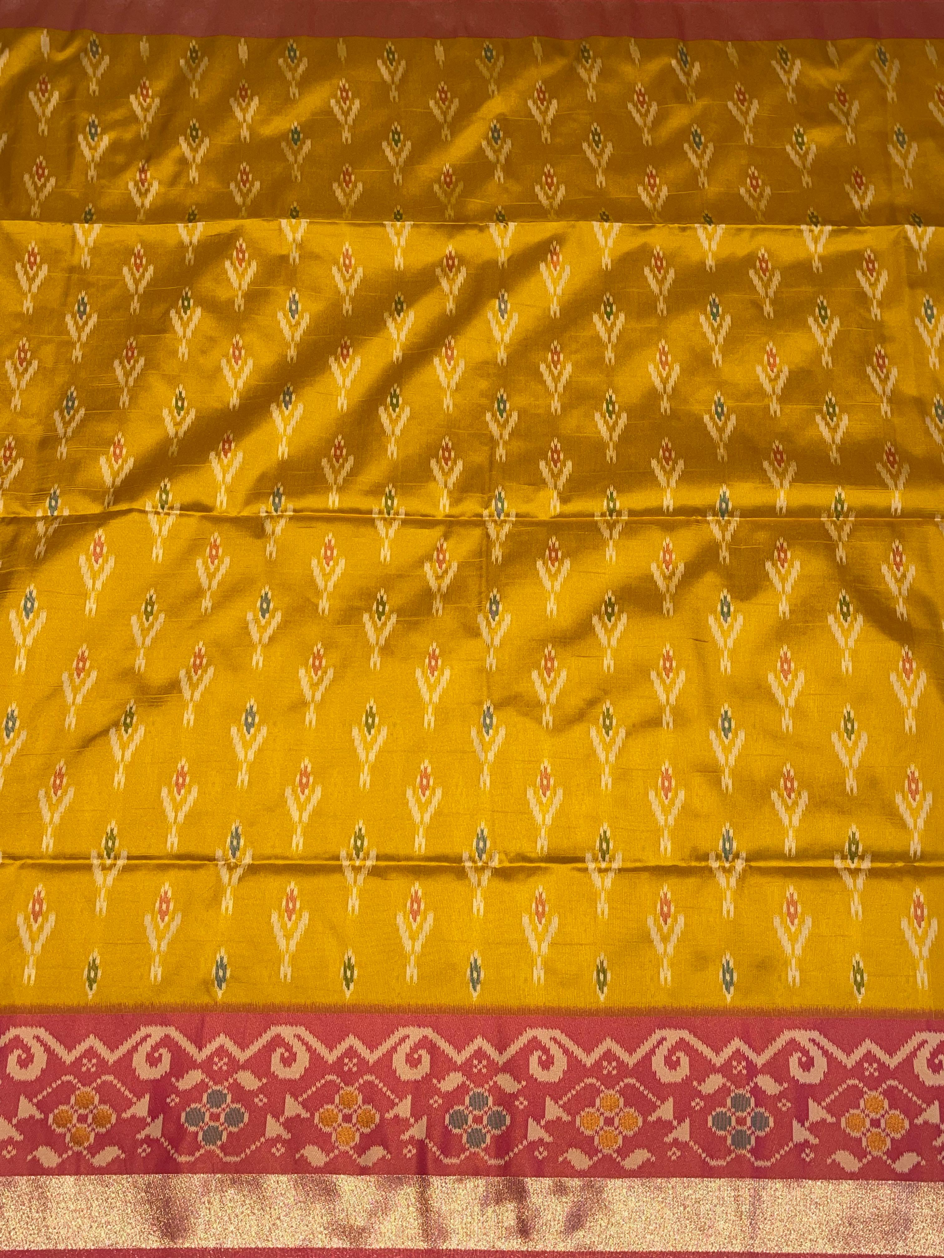 POCHAMPALLY SEMI SILK SAREE - PS01
