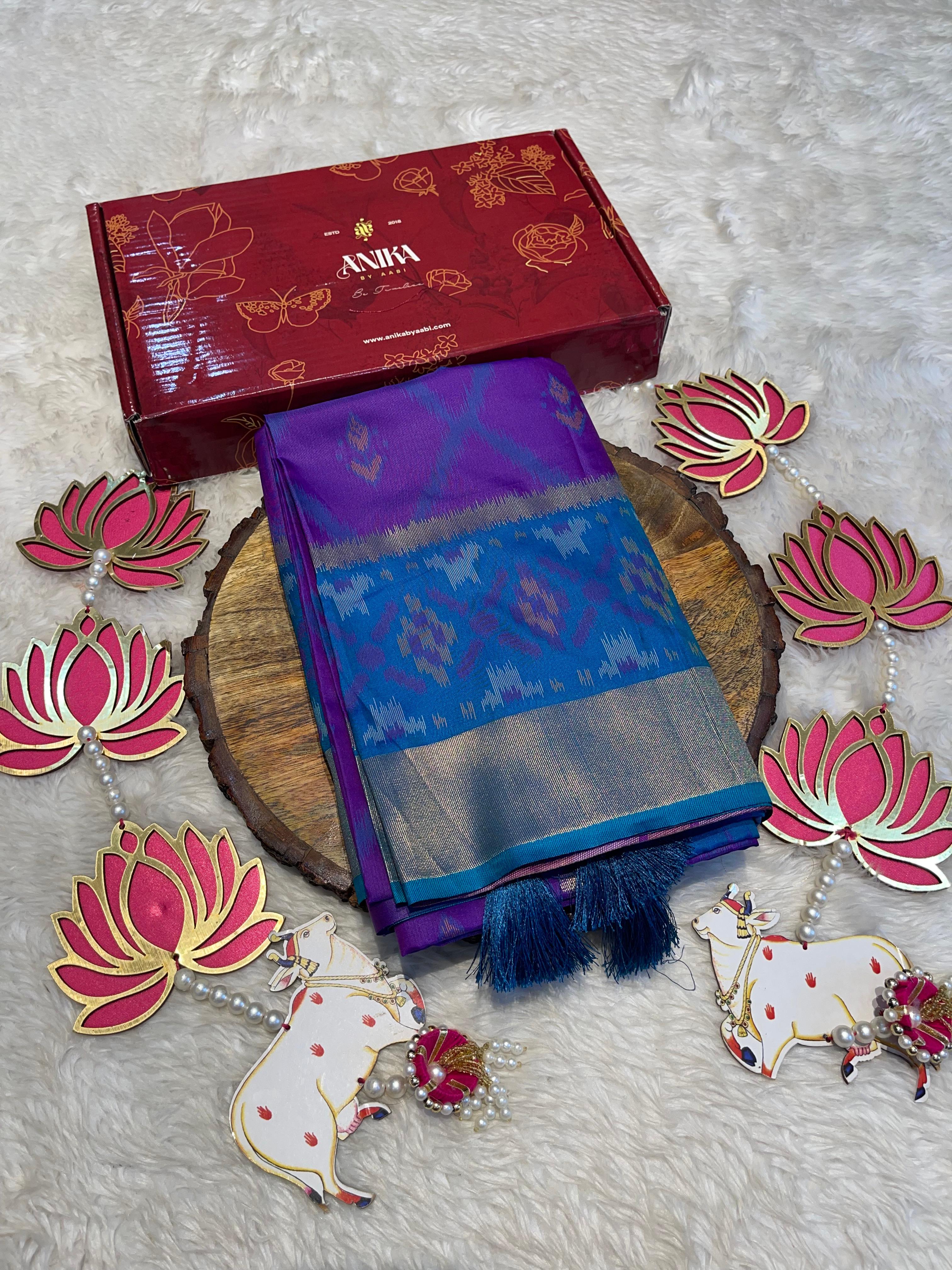 POCHAMPALLY SEMI SILK SAREE - PS05