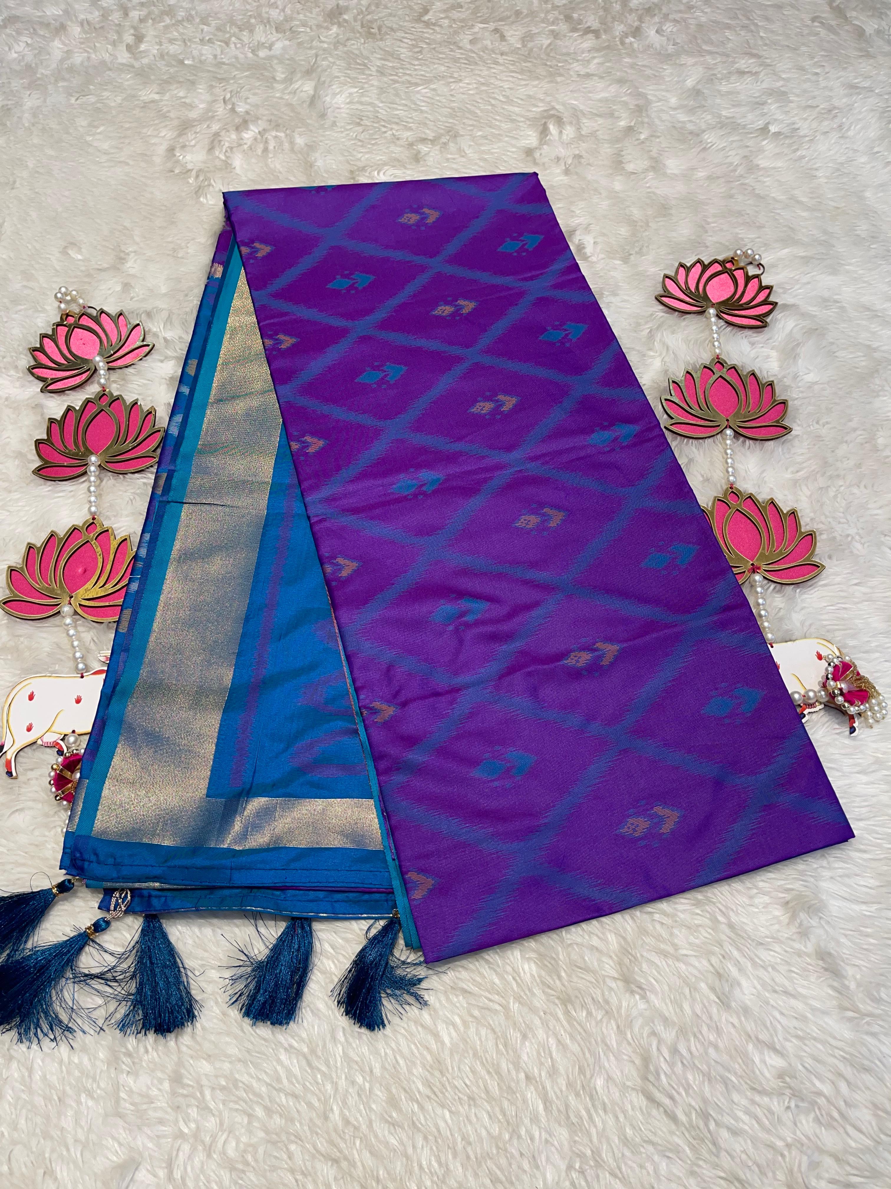 POCHAMPALLY SEMI SILK SAREE - PS05