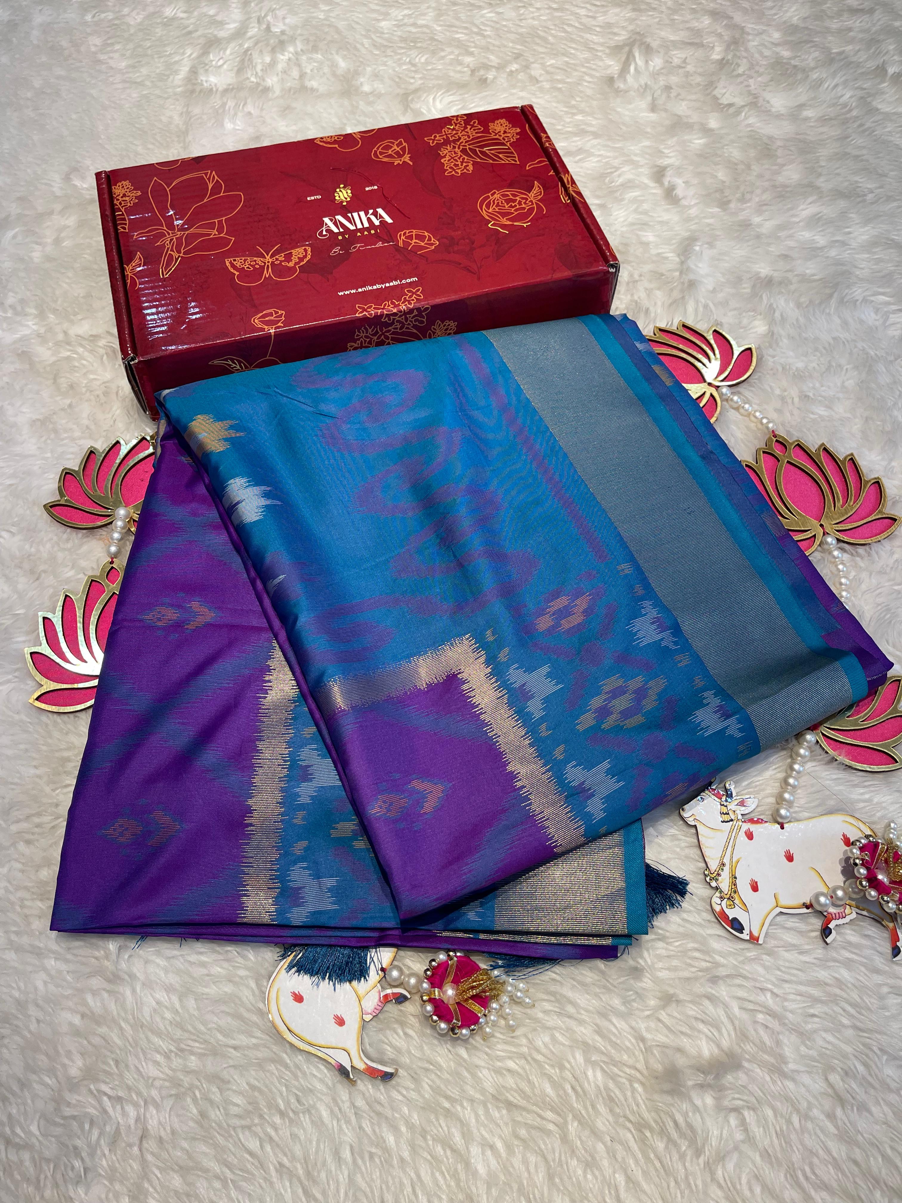 POCHAMPALLY SEMI SILK SAREE - PS05