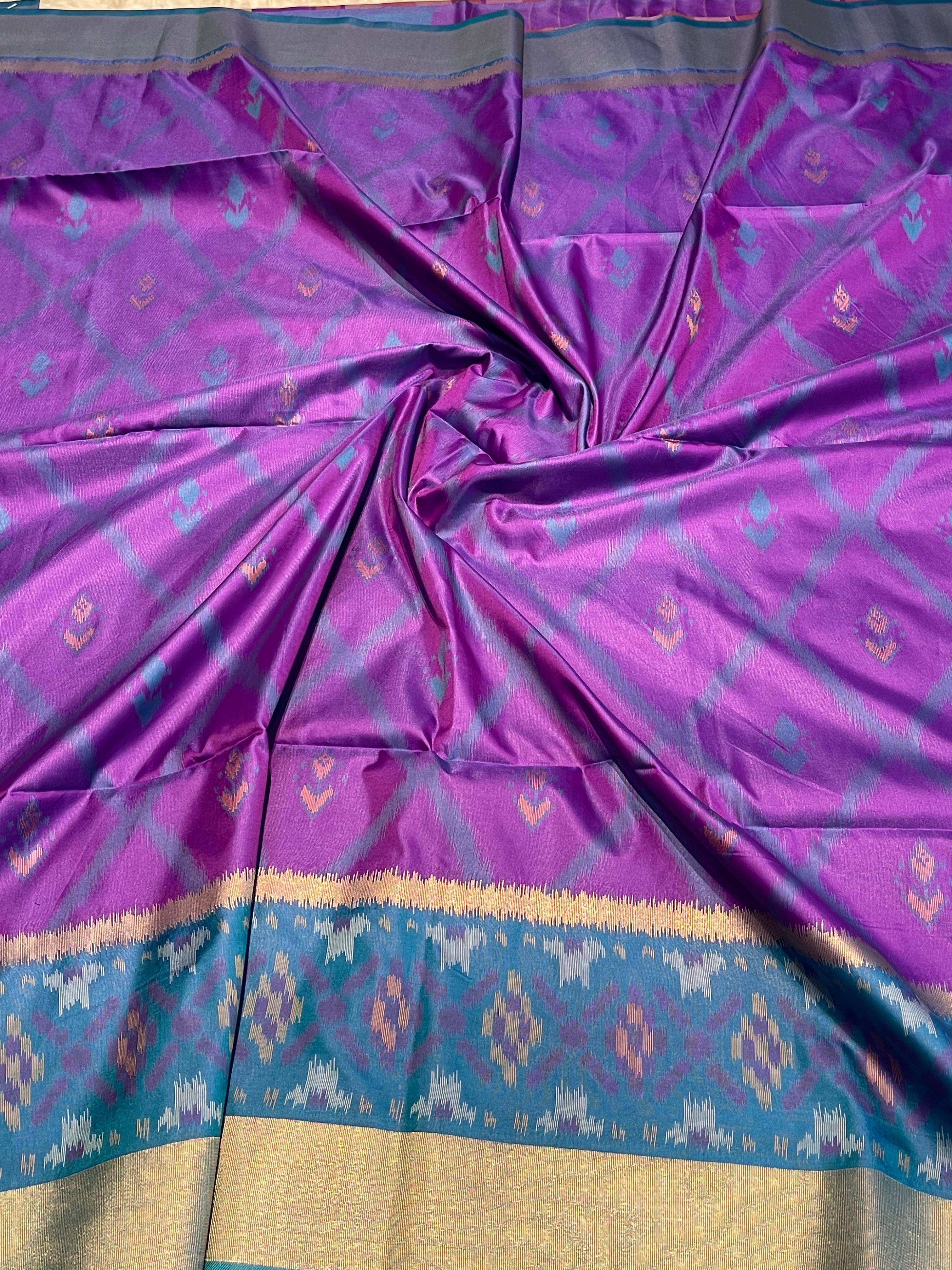POCHAMPALLY SEMI SILK SAREE - PS05