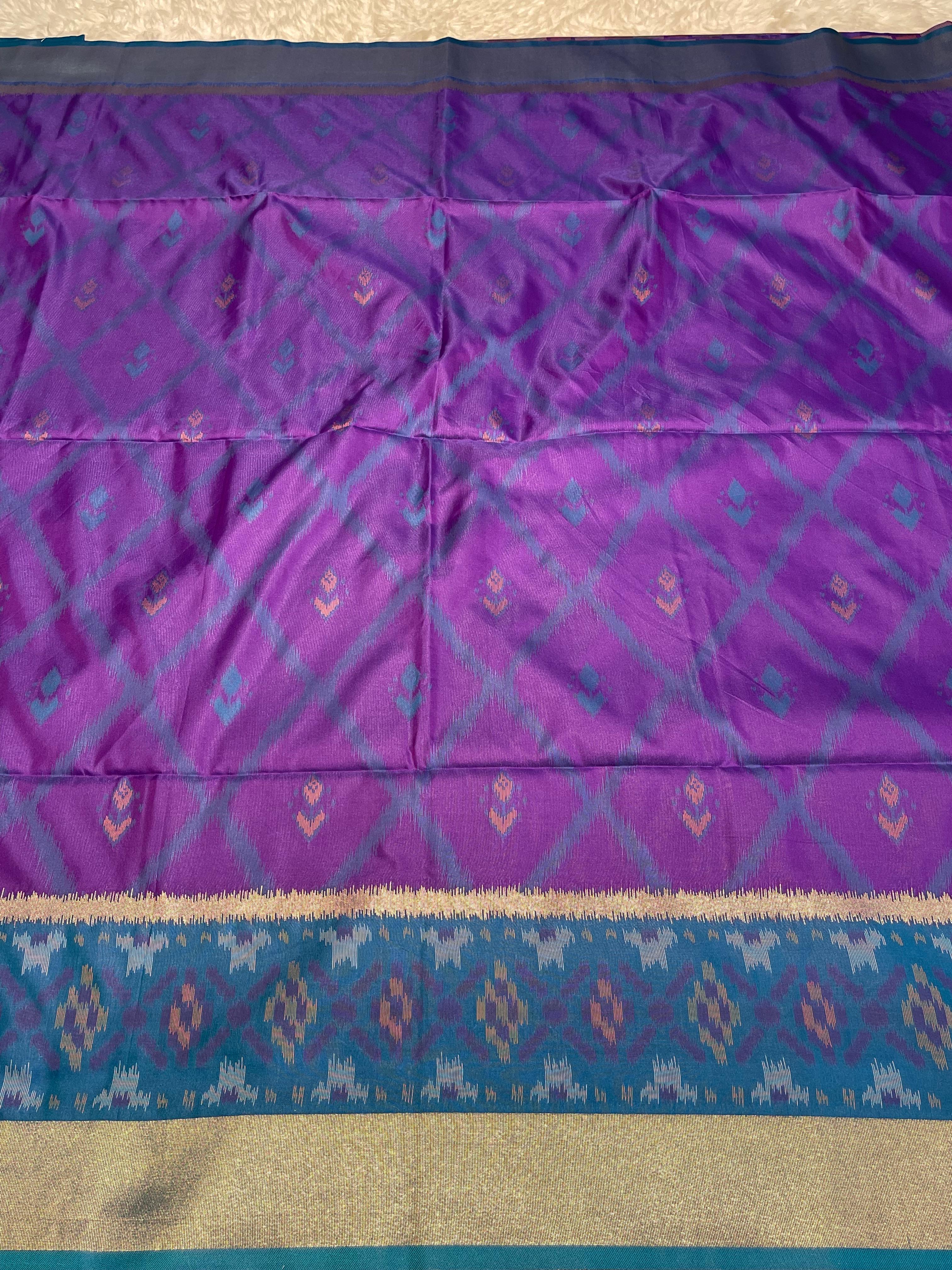 POCHAMPALLY SEMI SILK SAREE - PS05