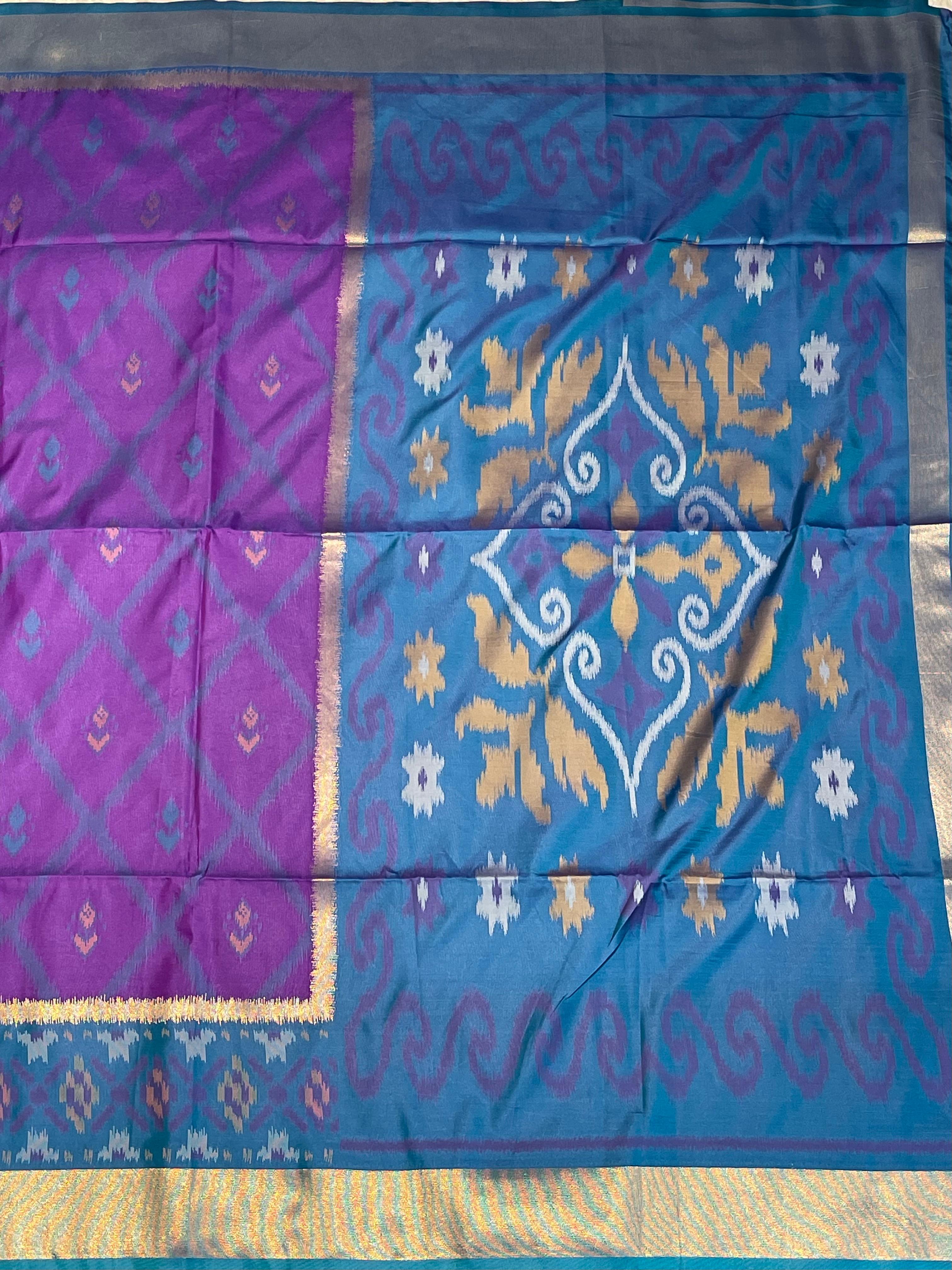 POCHAMPALLY SEMI SILK SAREE - PS05