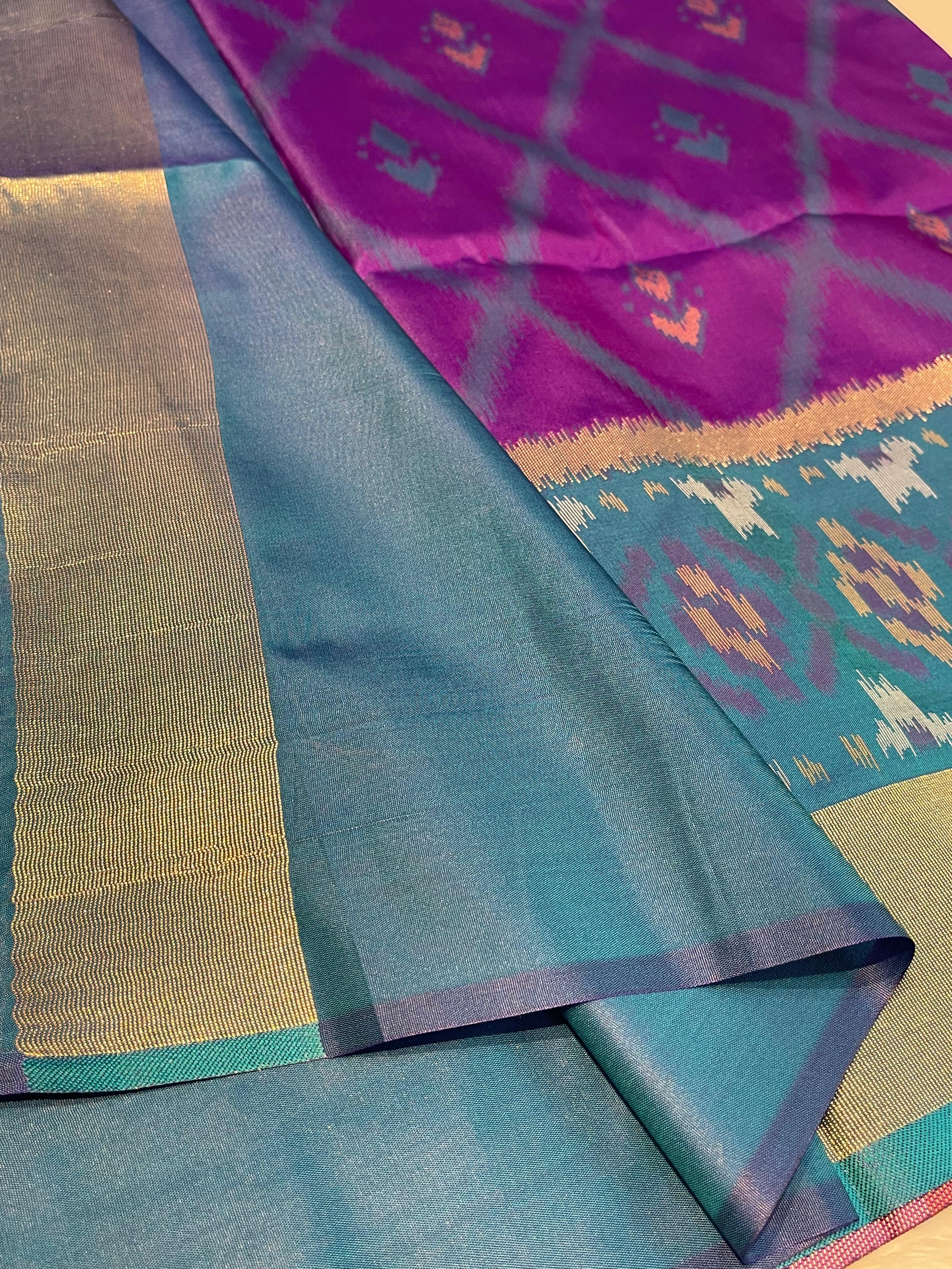 POCHAMPALLY SEMI SILK SAREE - PS05