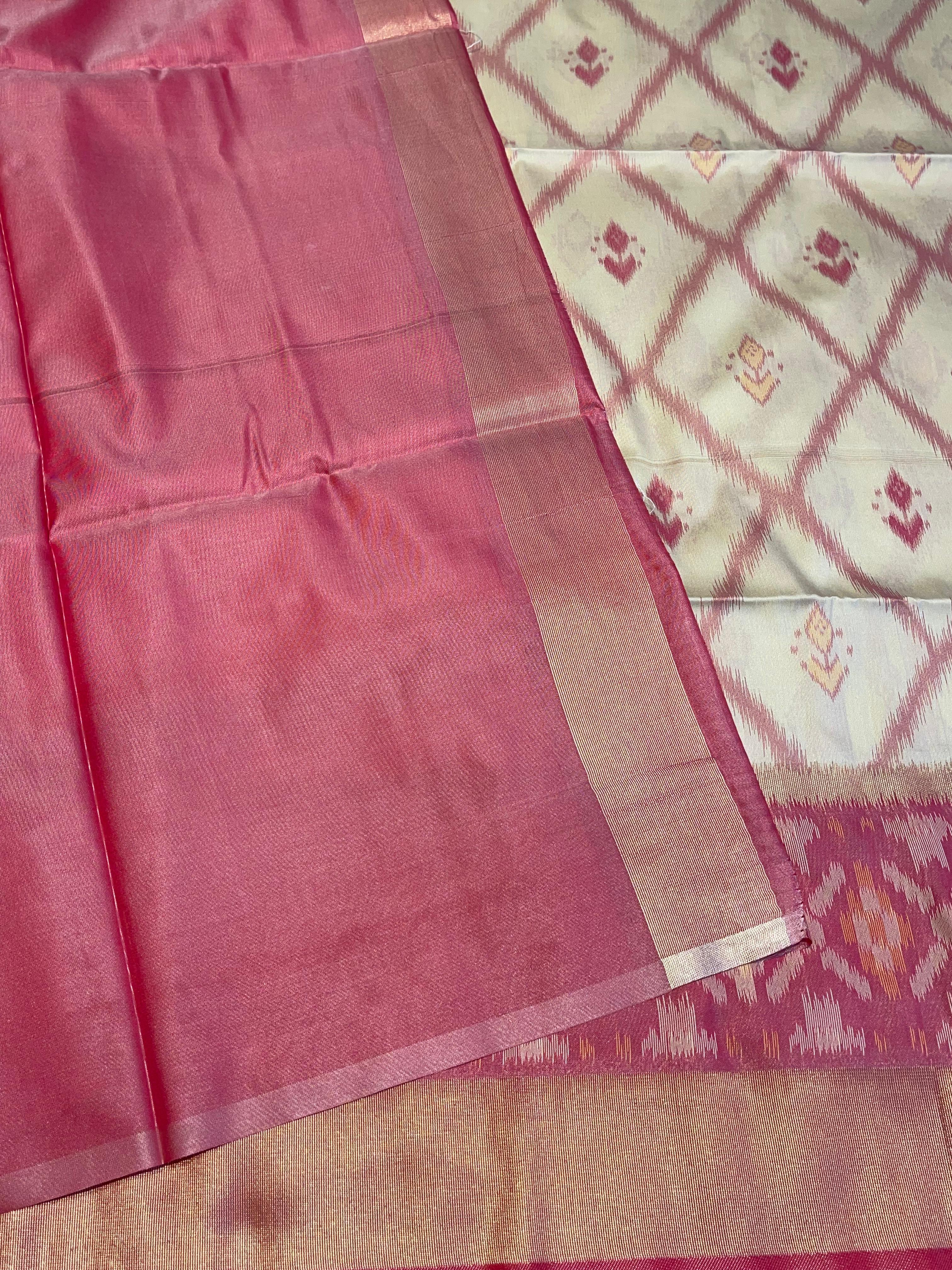 POCHAMPALLY SEMI SILK SAREE - PS07