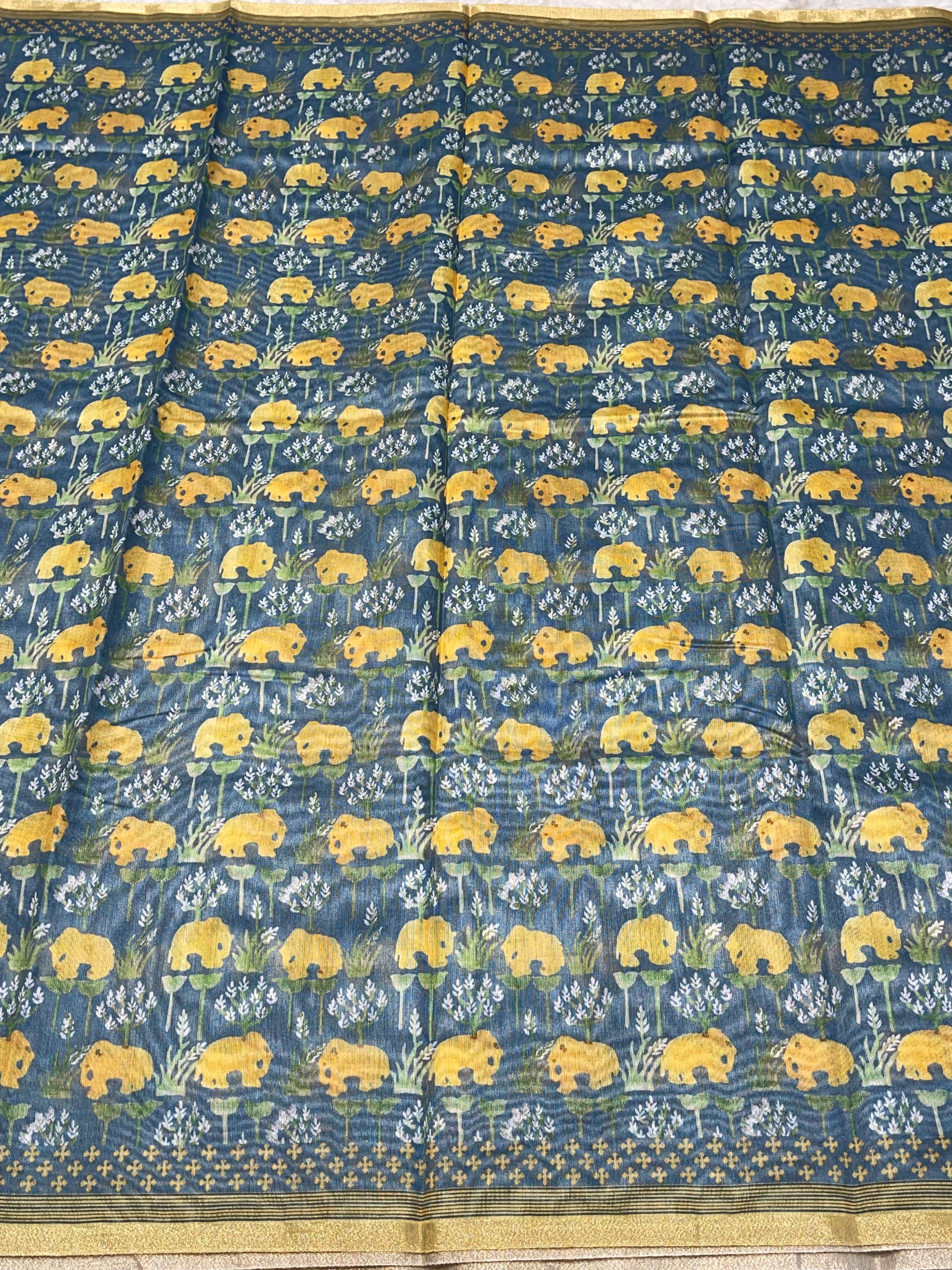 Jute Cotton Saree-02