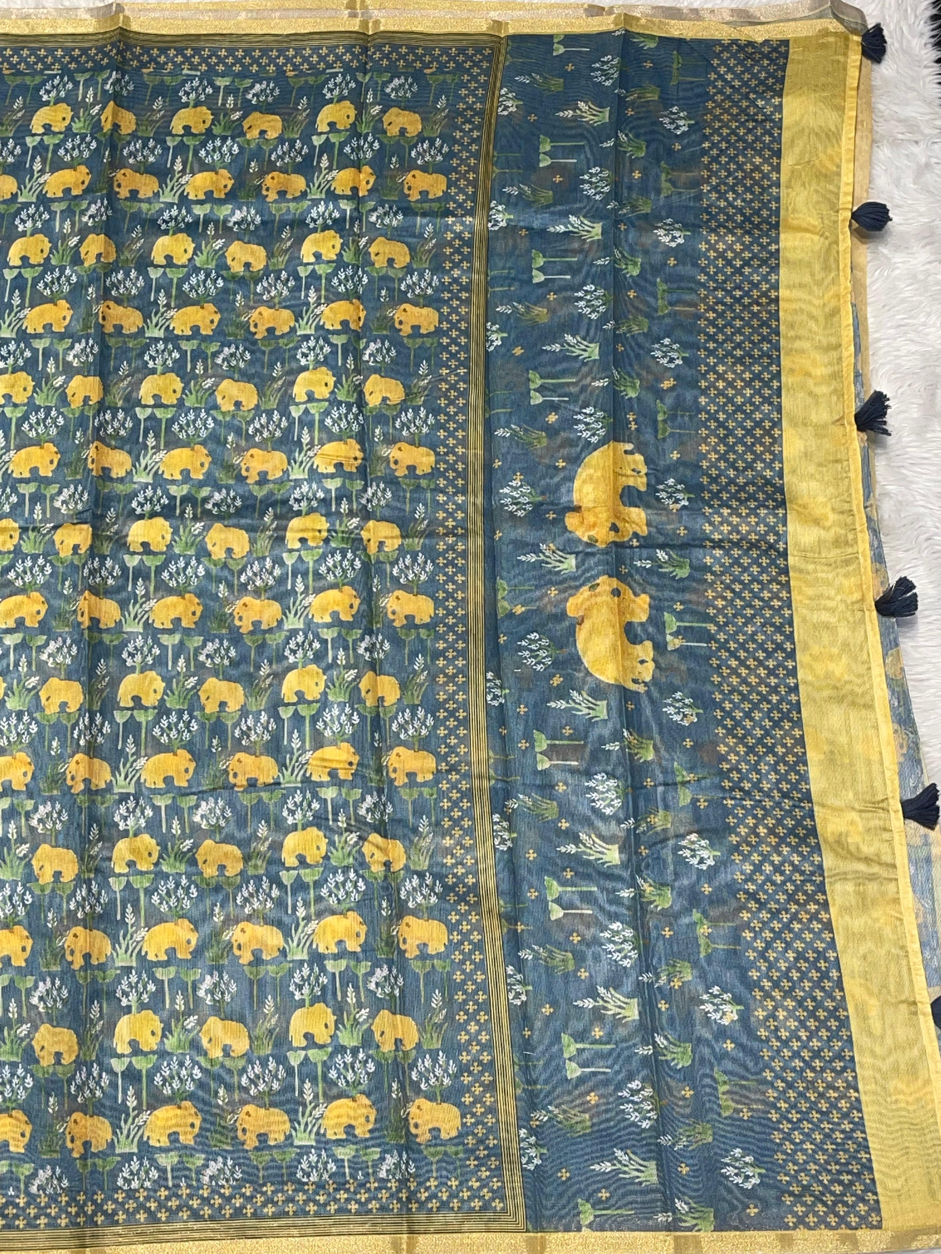 Jute Cotton Saree-02