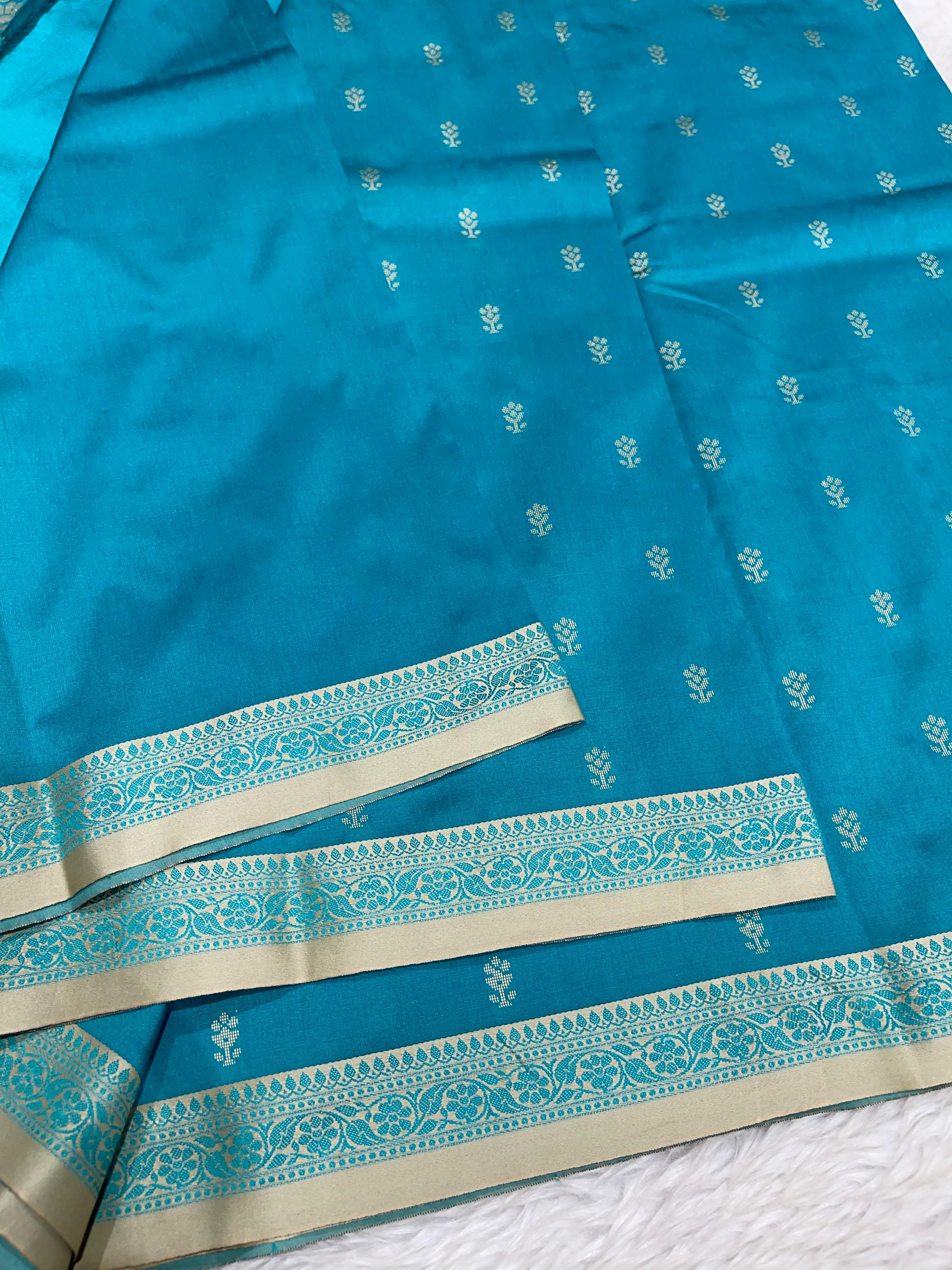 Anika's cotton silk Saree - Butta 02