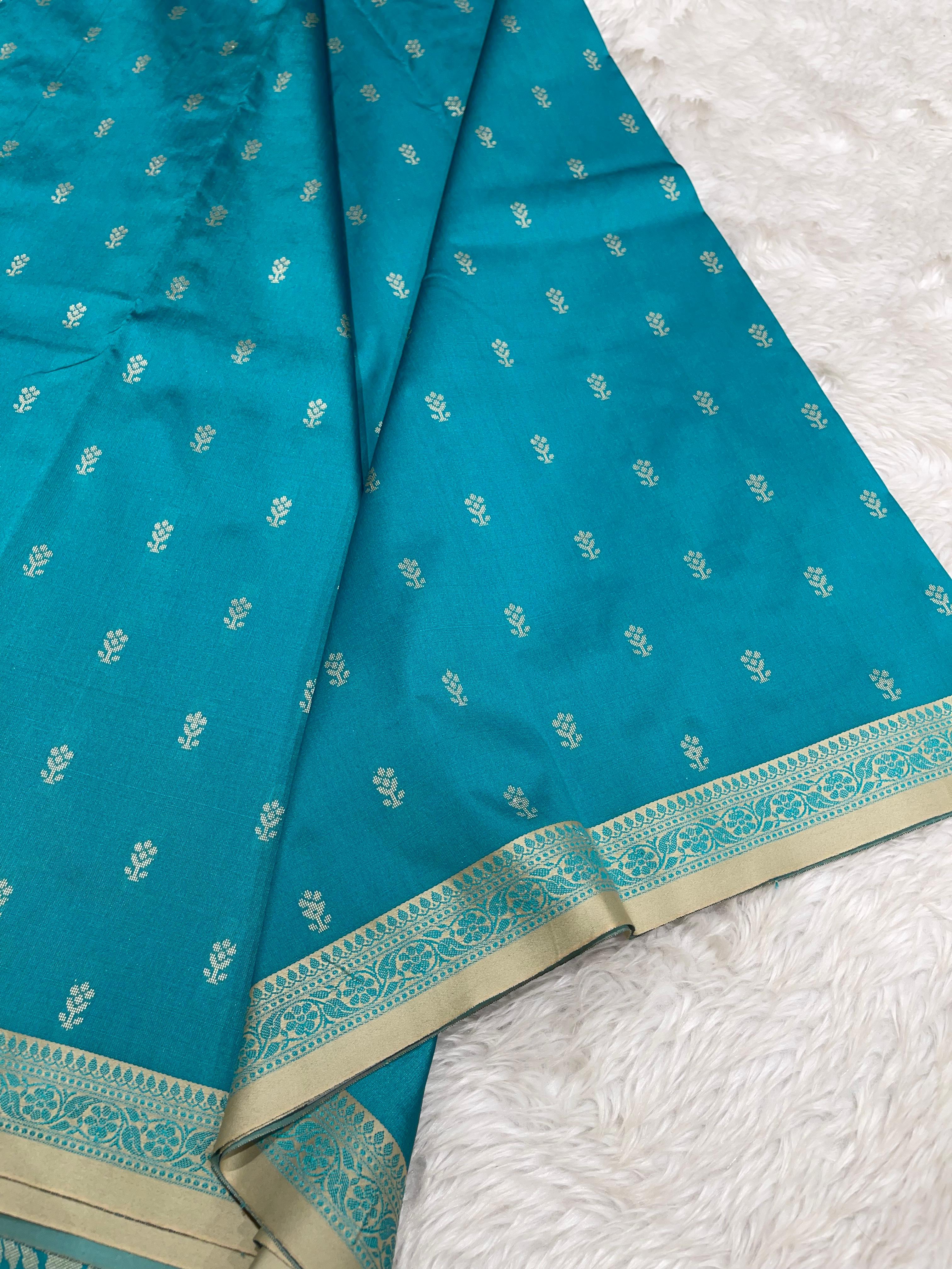 Anika's cotton silk Saree - Butta 02