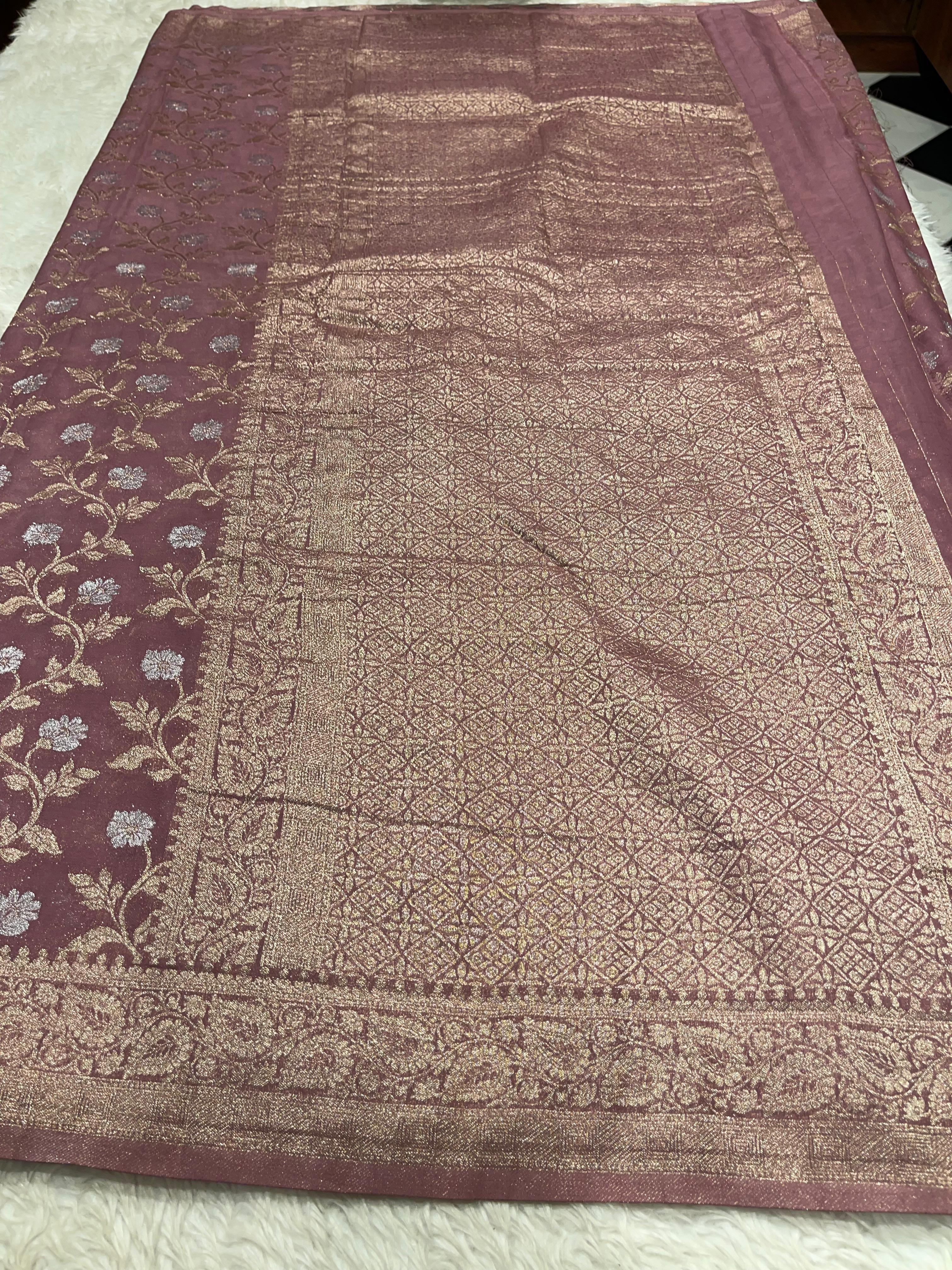 SAHANA-PASTEL  ONION PINK SAREE